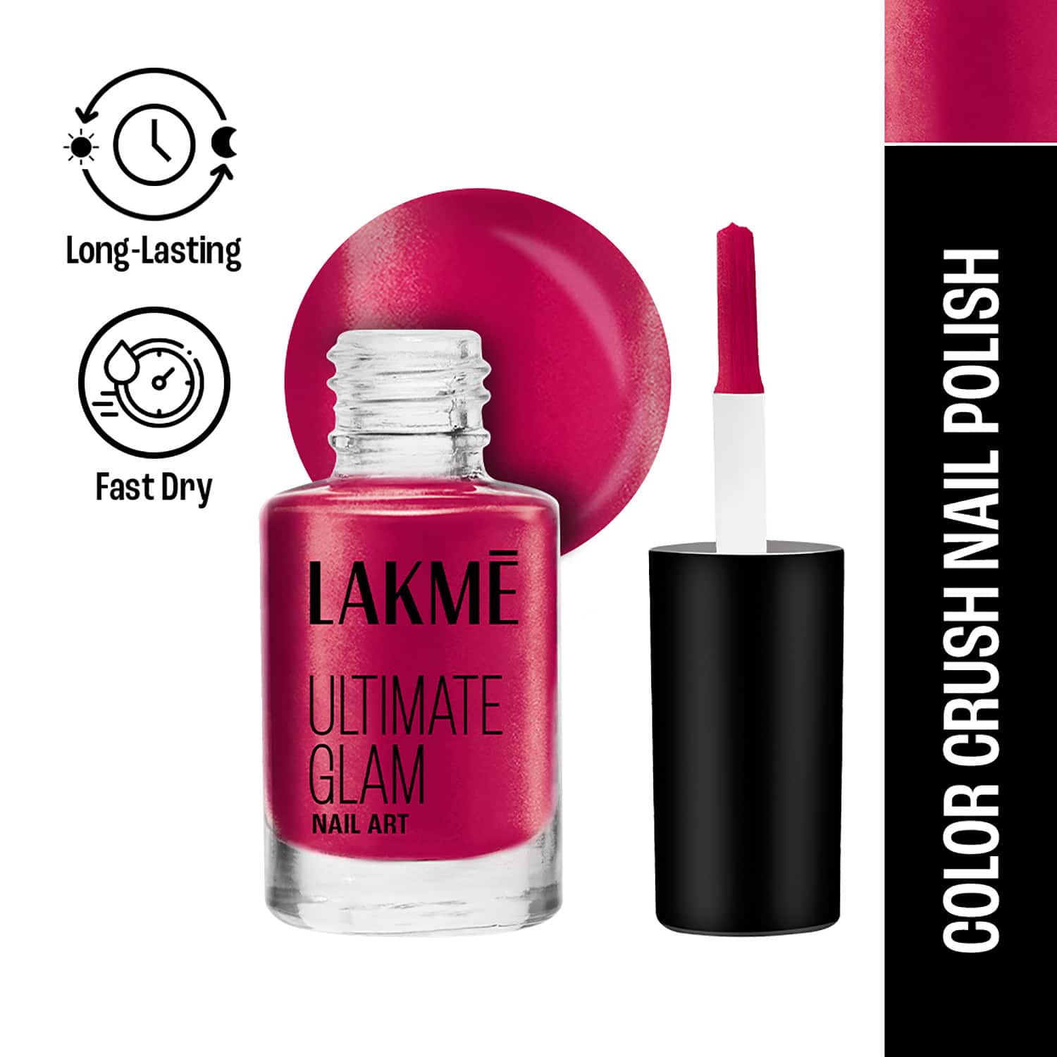 Lakme | Lakme Color Crush Nailart - M5 Burgundy (6 ml)