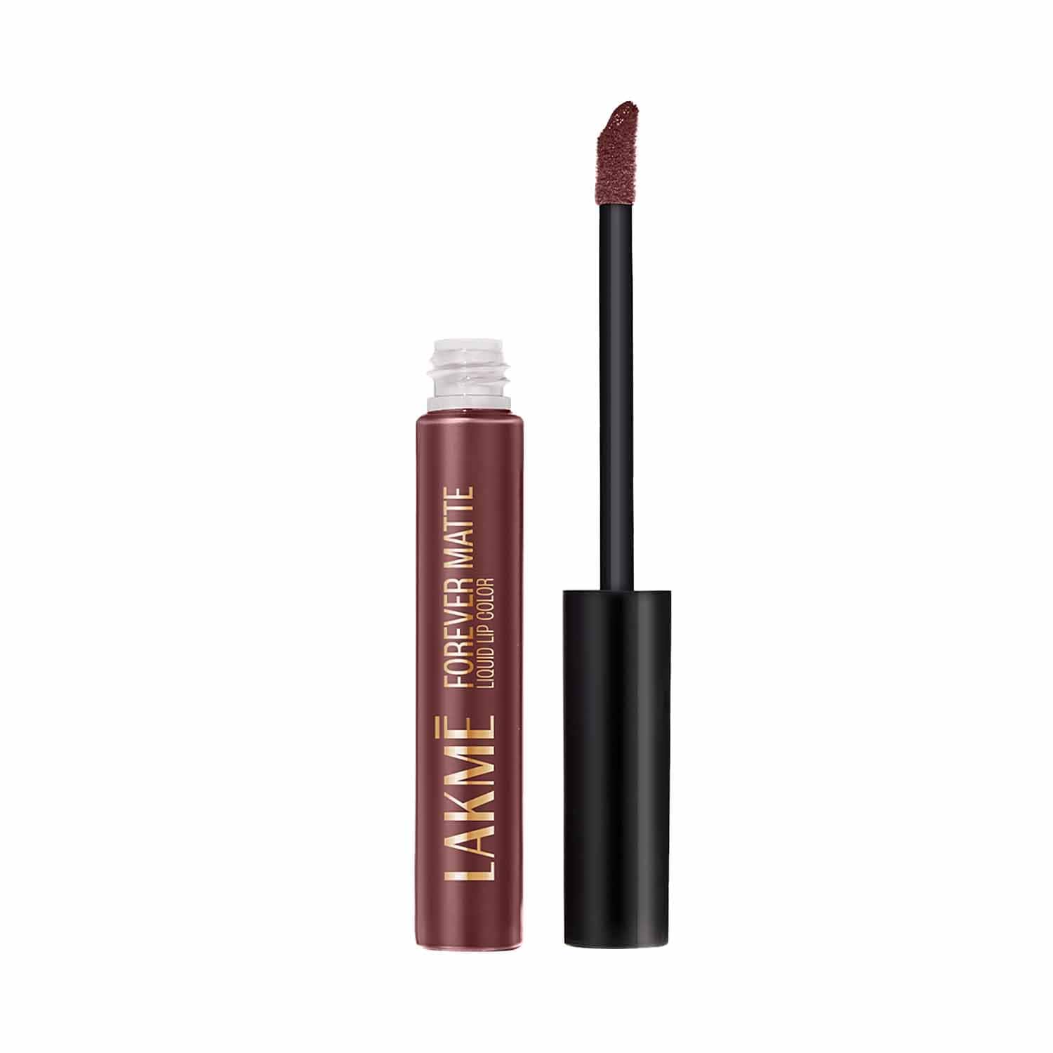 Lakme | Lakme Forever Matte Liquid Lip 16hr Lipstick Lightweight & Transferproof - Mauve Party (5.6 ml)