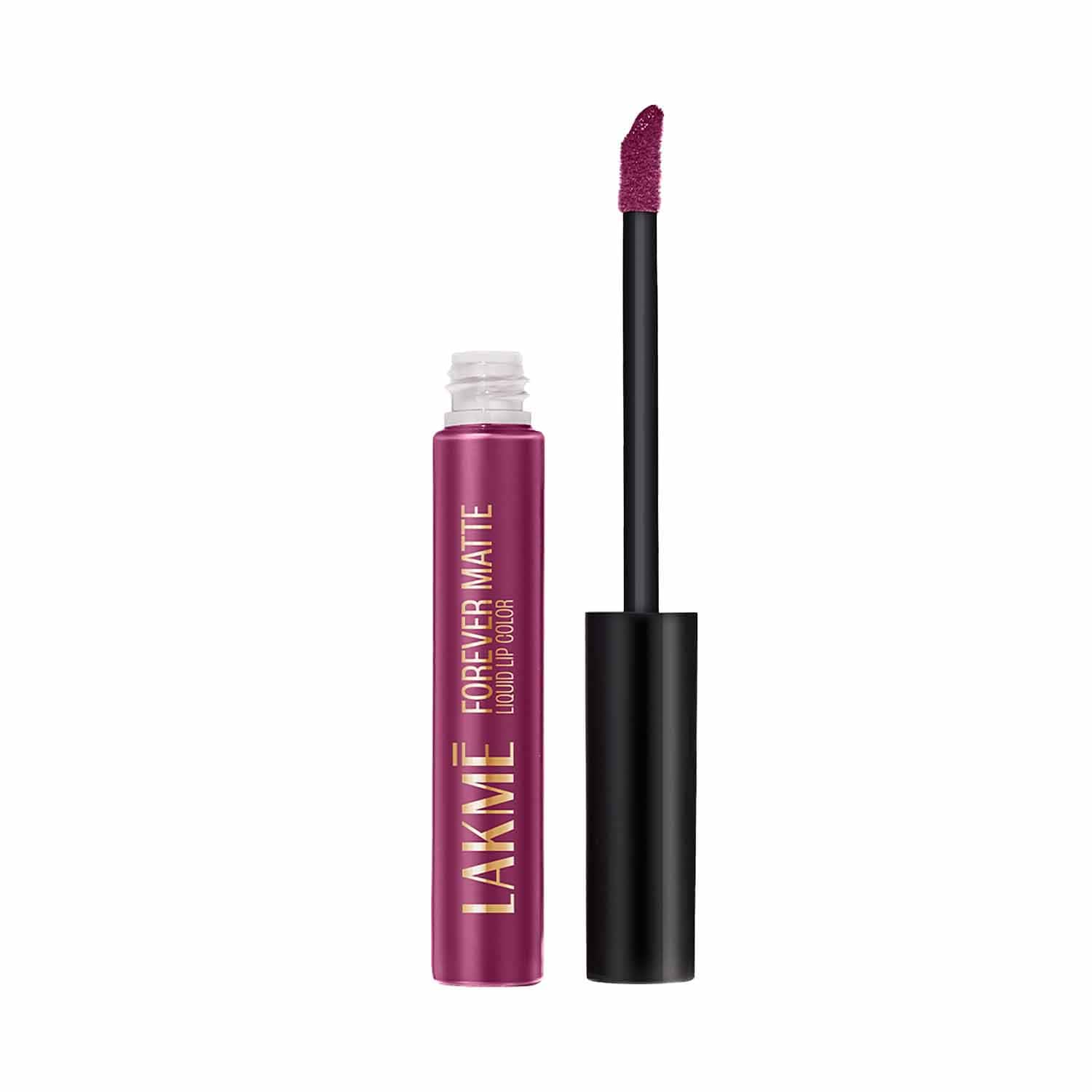 Lakme | Lakme Forever Matte Liquid Lip 16hr Lipstick Lightweight & Transferproof - Purple Pout (5.6 ml)
