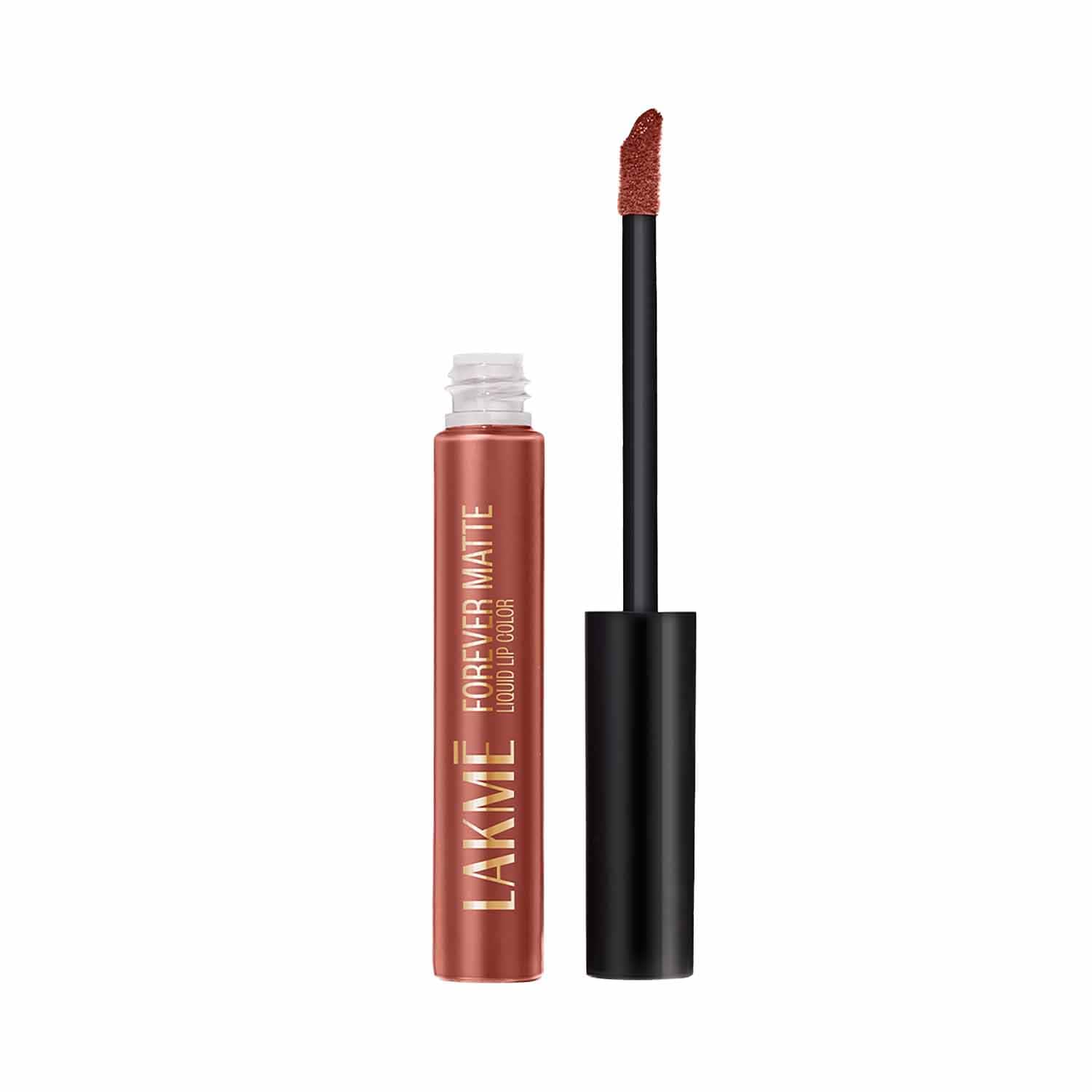 Lakme | Lakme Forever Matte Liquid Lip 16hr Lipstick Lightweight & Transferproof - Nude Myth (5.6 ml)