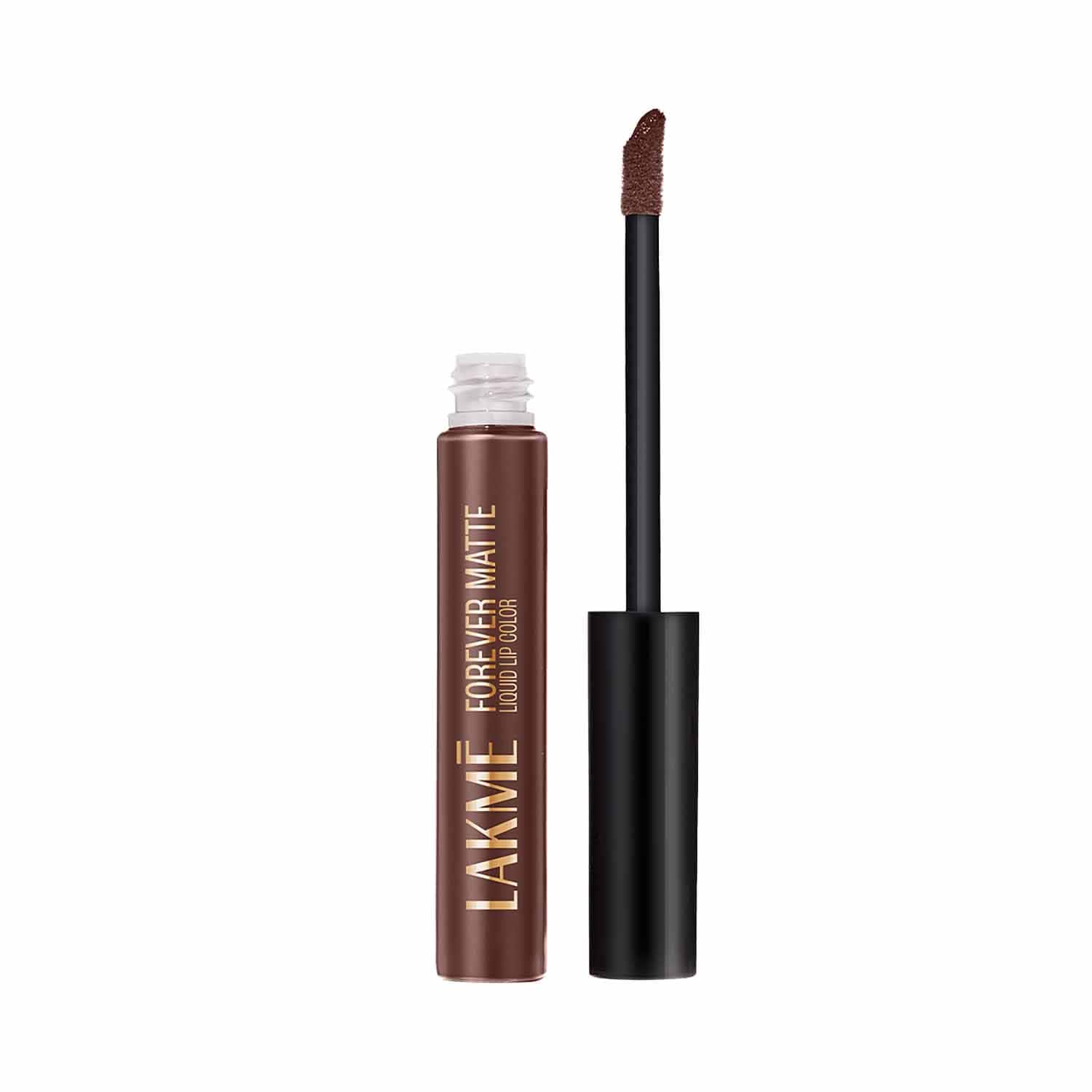 Lakme | Lakme Forever Matte Liquid Lip 16hr Lipstick Lightweight & Transferproof - Brown Espresso (5.6 ml)
