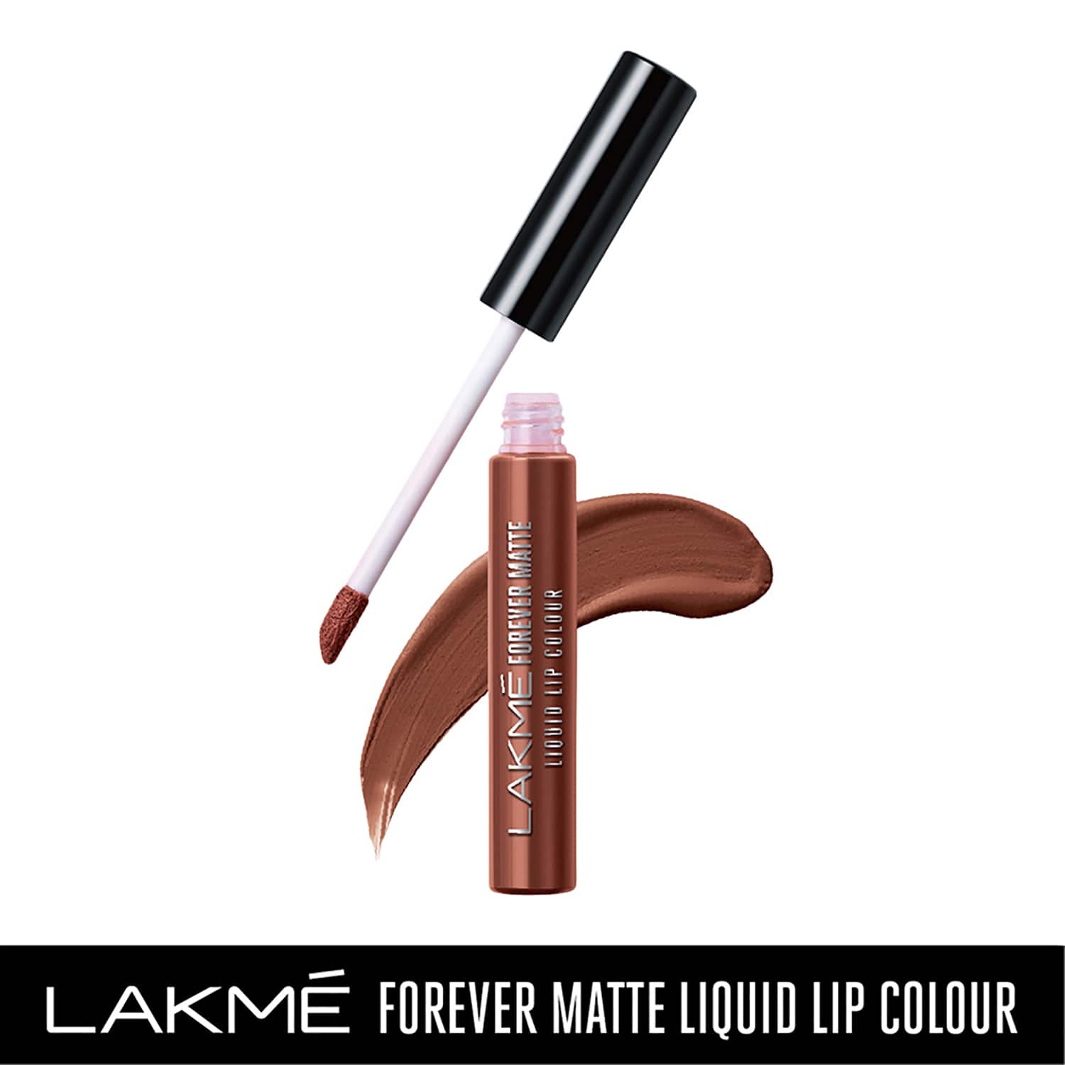 Lakme | Lakme Forever Matte Liquid Lip 16hr Lipstick Lightweight & Transferproof - Nude Twist (5.6 ml)