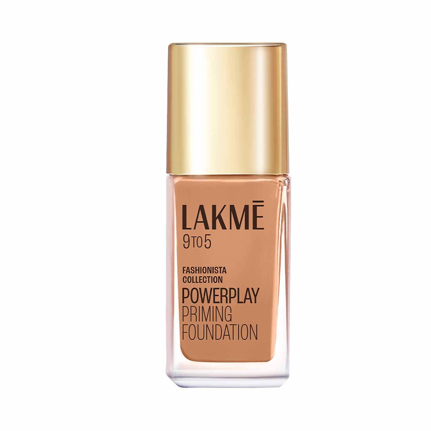 Lakme | Lakme 9to5 Powerplay Priming Foundation Built in Primer SPF 20 - Neutral Almond (25 ml)