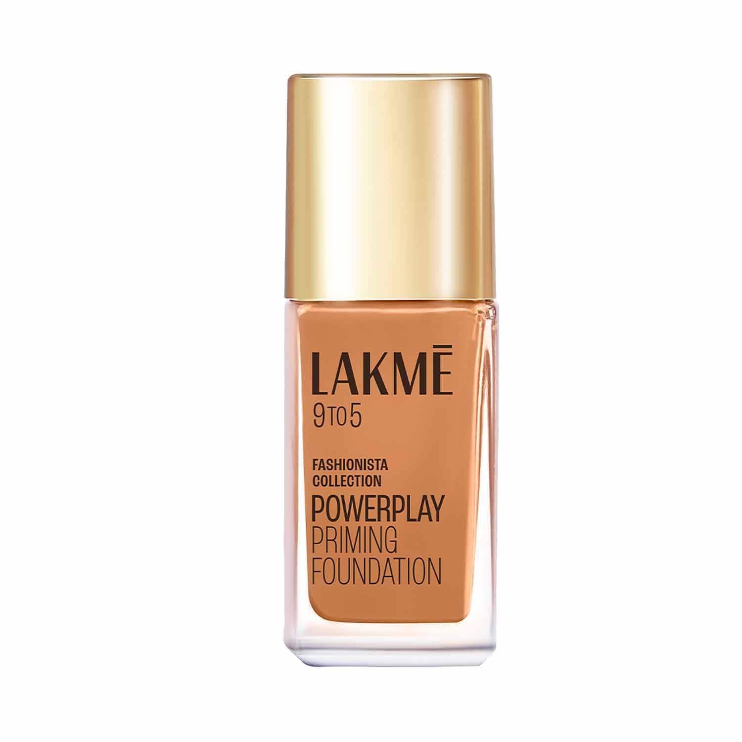 Lakme | Lakme 9to5 Powerplay Priming Foundation Built in Primer SPF 20 - Neutral Chestnut (25 ml)