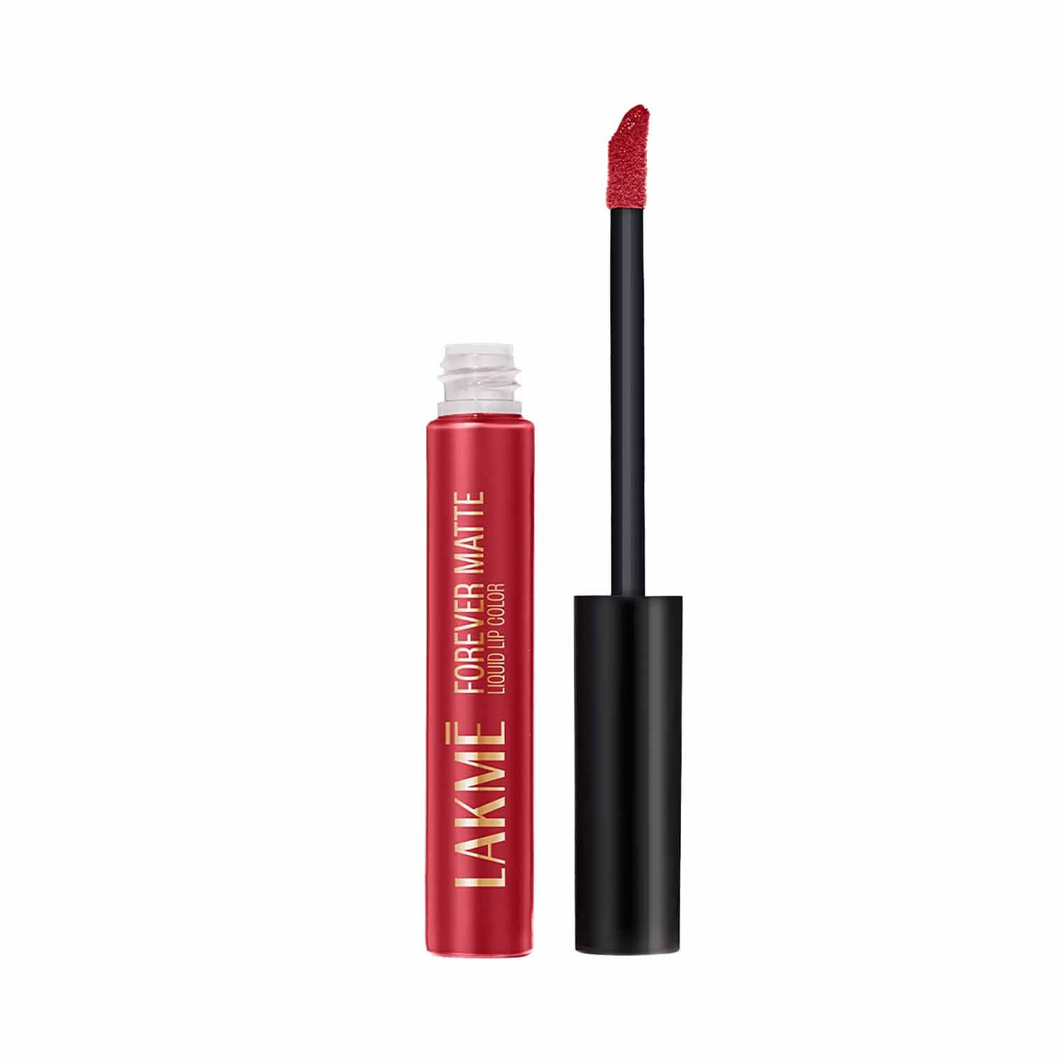 Lakme | Lakme Forever Matte Liquid Lip 16hr Lipstick Lightweight & Transferproof - Red Velvet (5.6 ml)