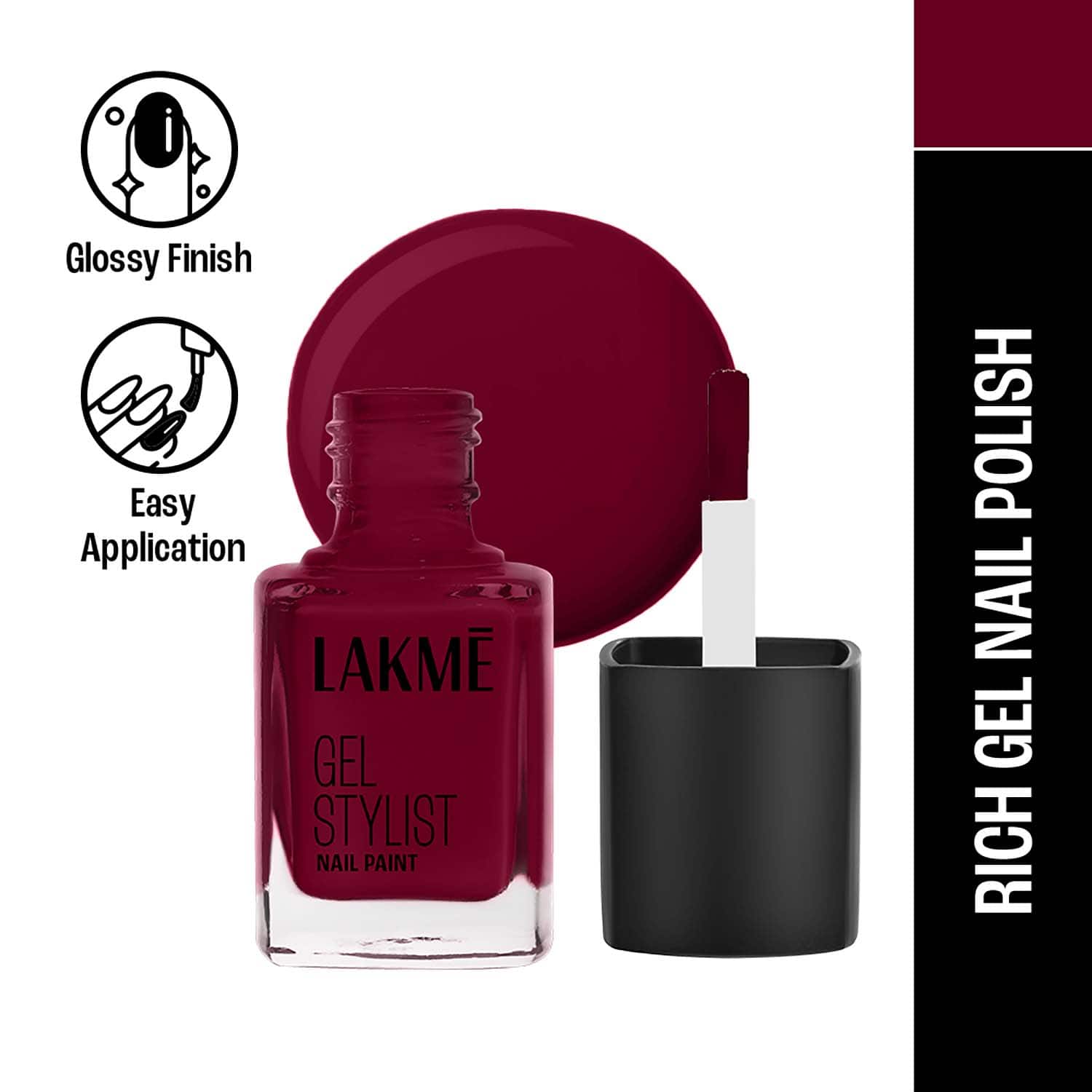 Lakme | Lakme Absolute Gel Stylist Nail Color - Warrior (12 ml)