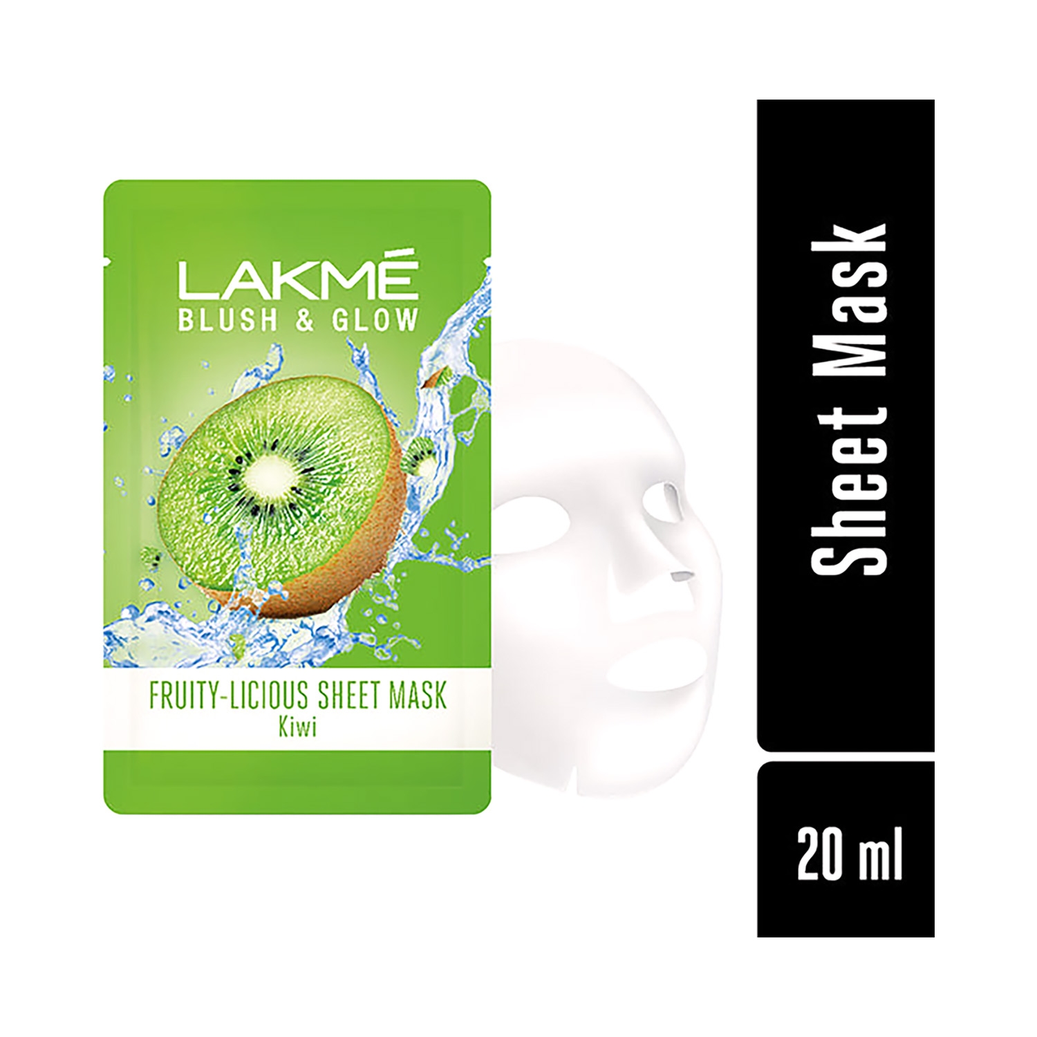 Lakme | Lakme Blush & Glow Kiwi Sheet Mask (25ml)