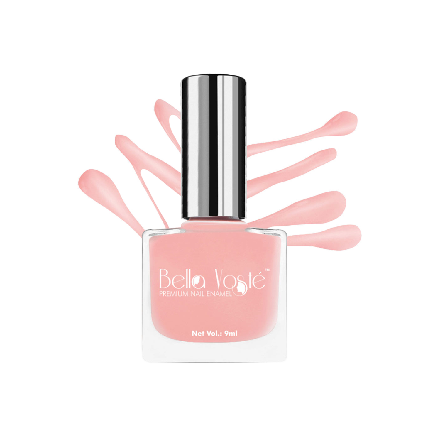 Bella Voste | Bella Voste Pastel Nail Paints - Coral Floral(29) (9ml)