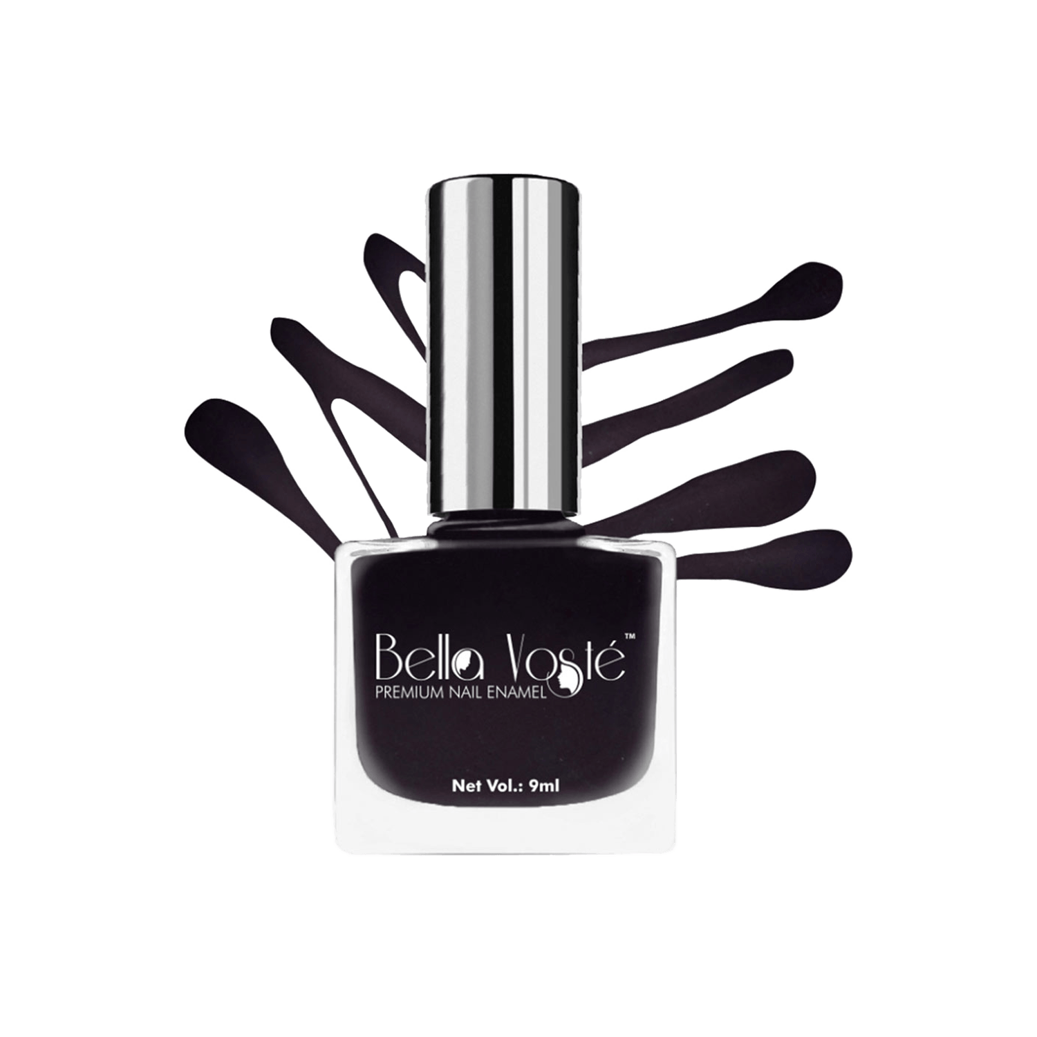 Bella Voste | Bella Voste Gel-Shine Nail Paints - Black Cherry(39) (9ml)
