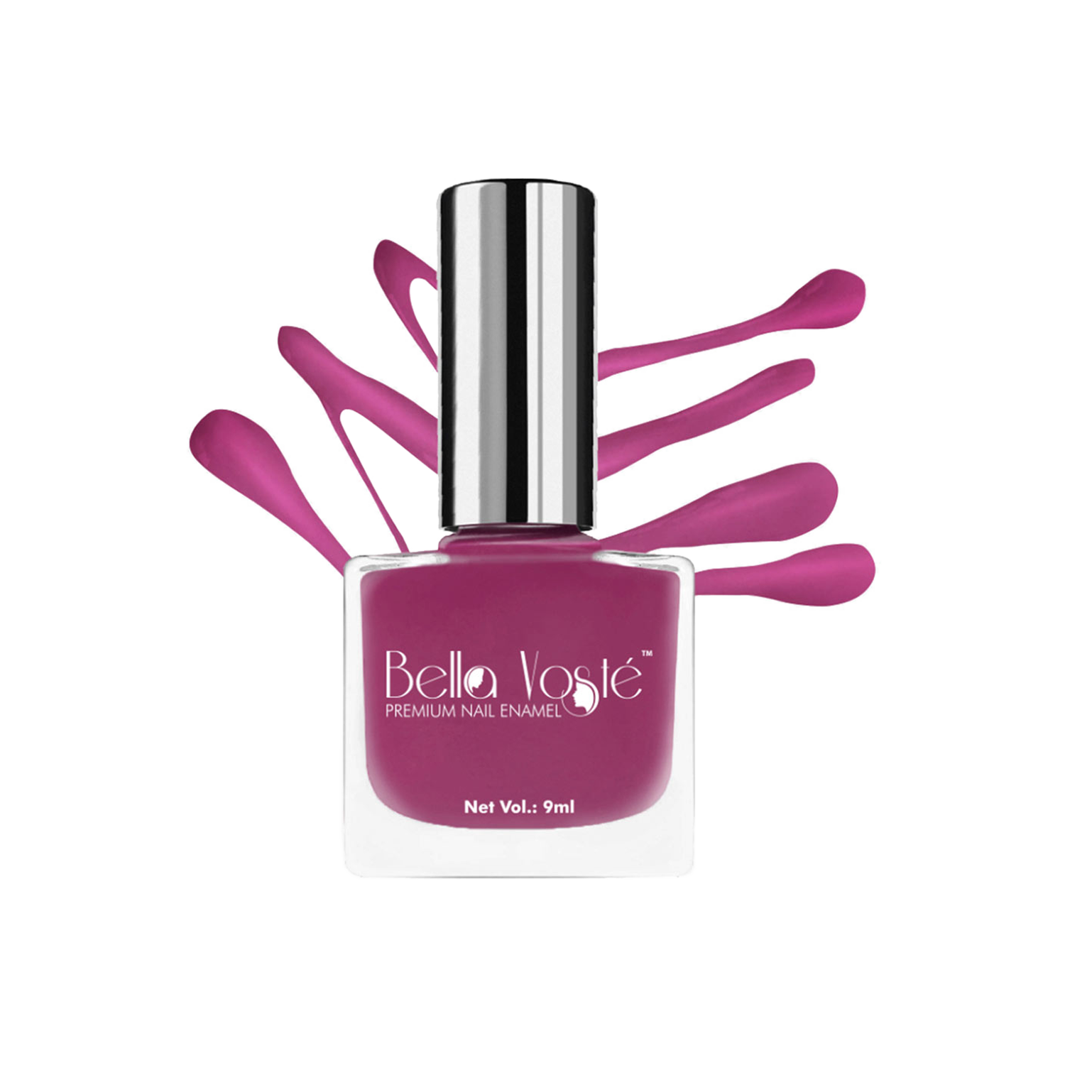 Bella Voste | Bella Voste Gel-Shine Nail Paints - Passionate Plum(40) (9ml)