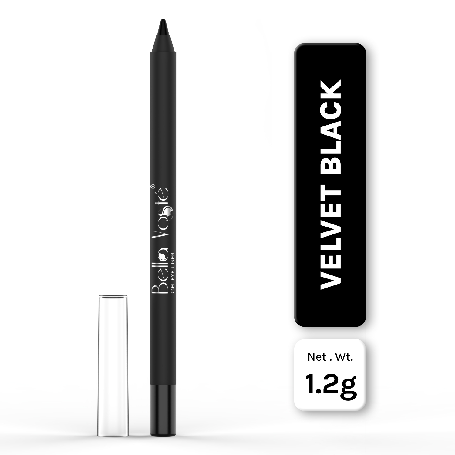 Bella Voste | Bella Voste Gel Eyeliner Kajal - Velvet Black (1.2g)