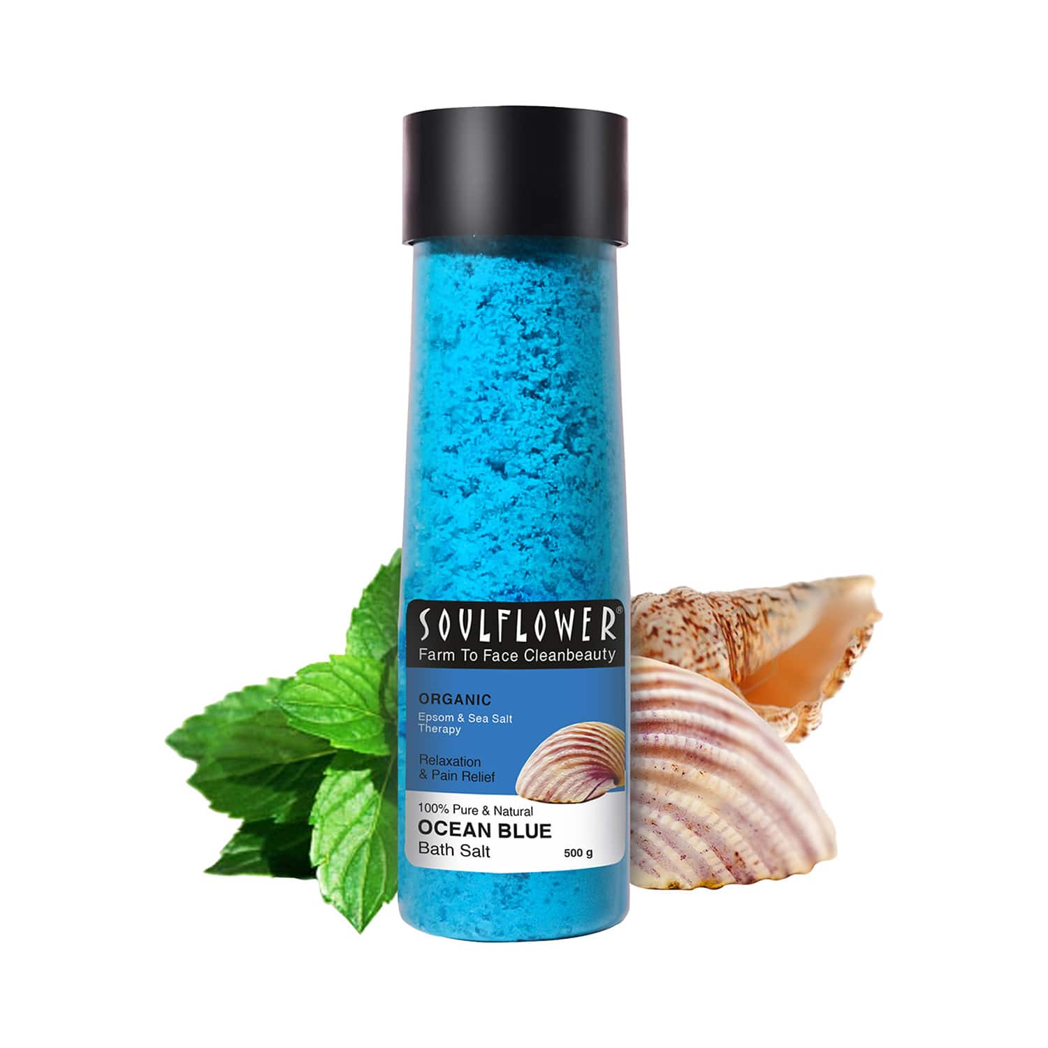 Soulflower | Soulflower Ocean Blue Bath Salt - (500g)