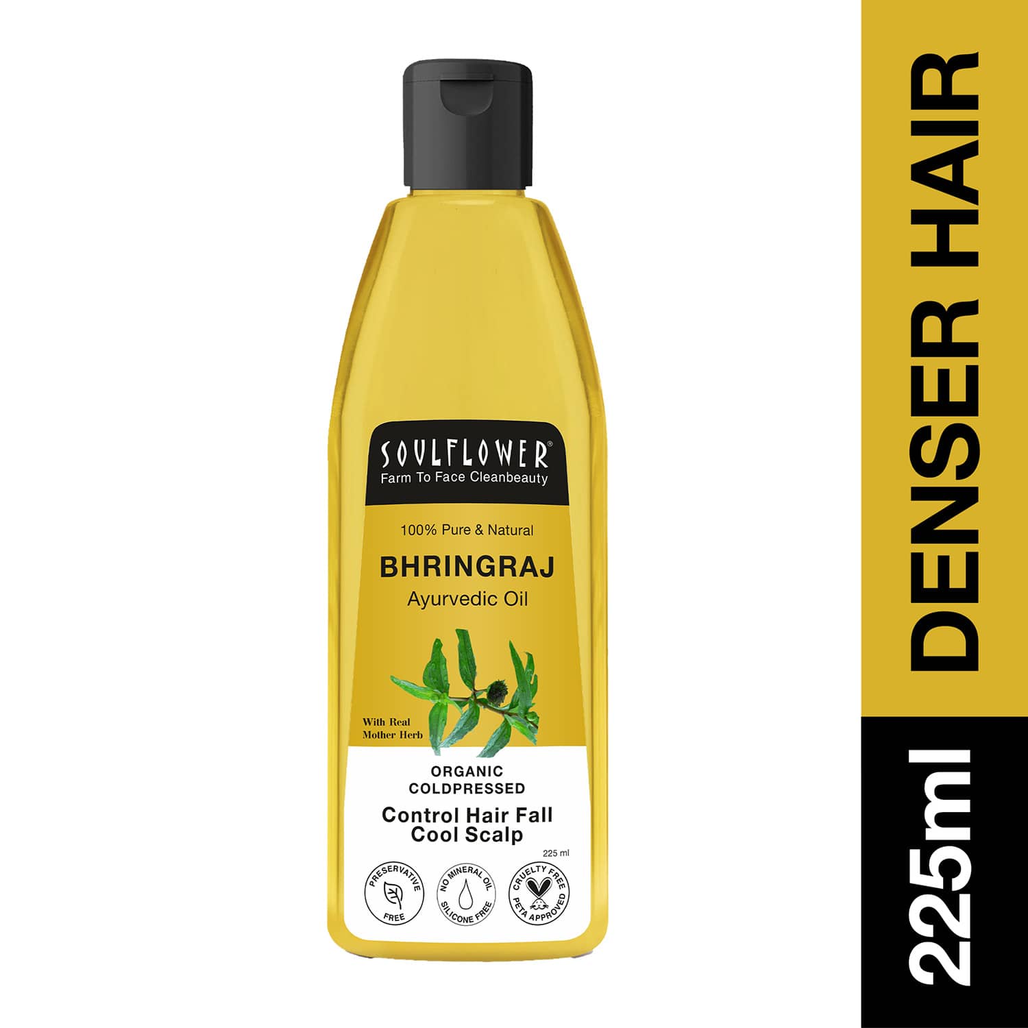 Soulflower | Soulflower Cold-Pressed Bhringraj Carrier Oil (225 ml)