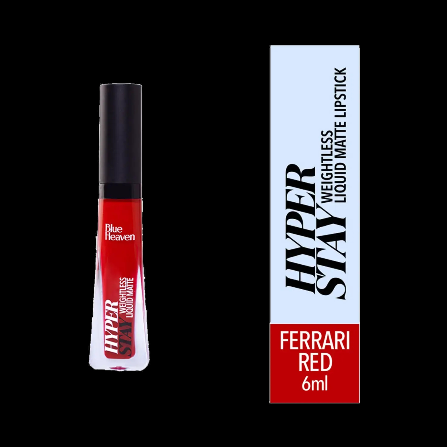 Blue Heaven | Blue Heaven Hyper Stay Weightless Liquid Matte Lipstick - 03 Ferrari Red (6ml)