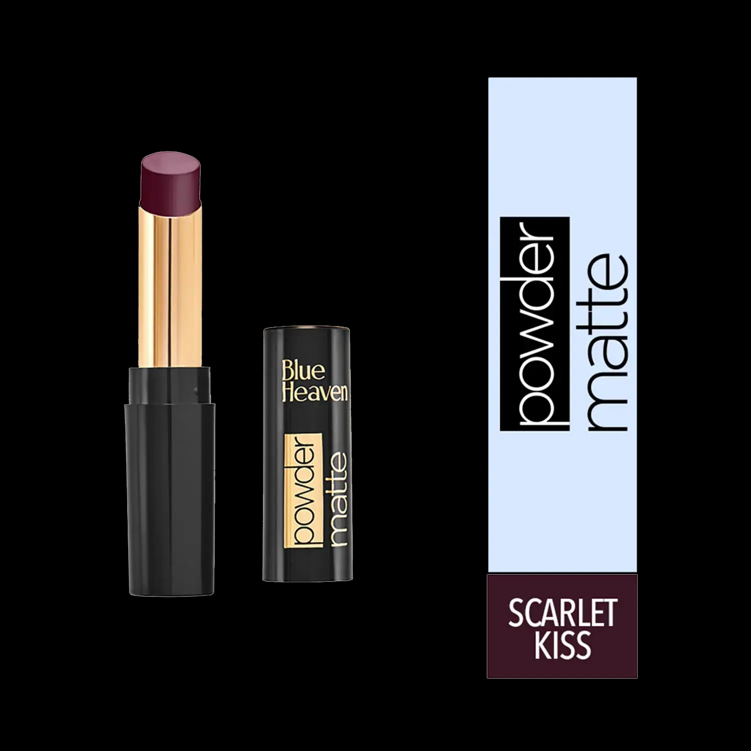 Blue Heaven Powder Matte Lipstick - RM01 Scarlet Kiss (3.5g)