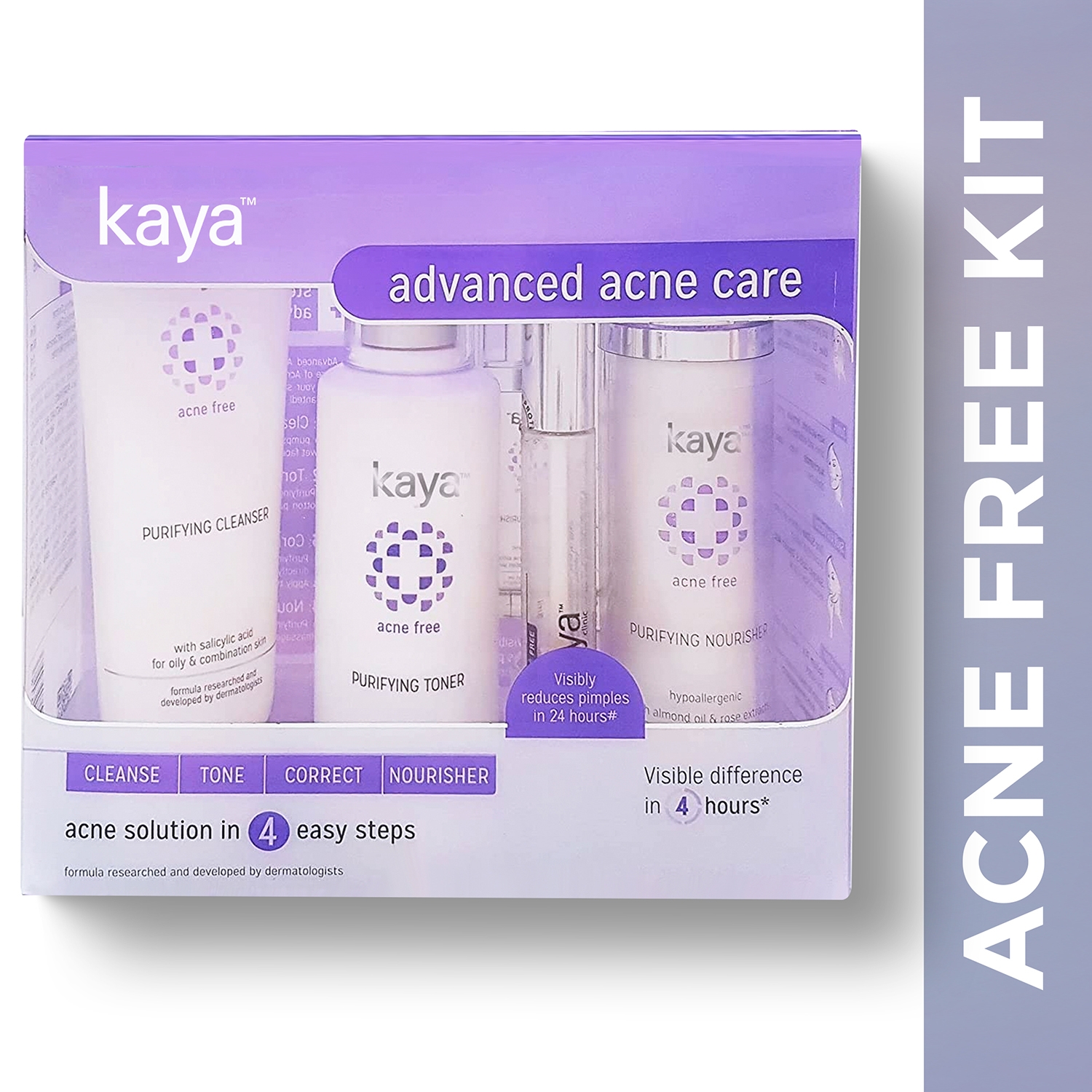 KAYA | Kaya ADVANCED ACNE CARE Kit's - (4 pcs)