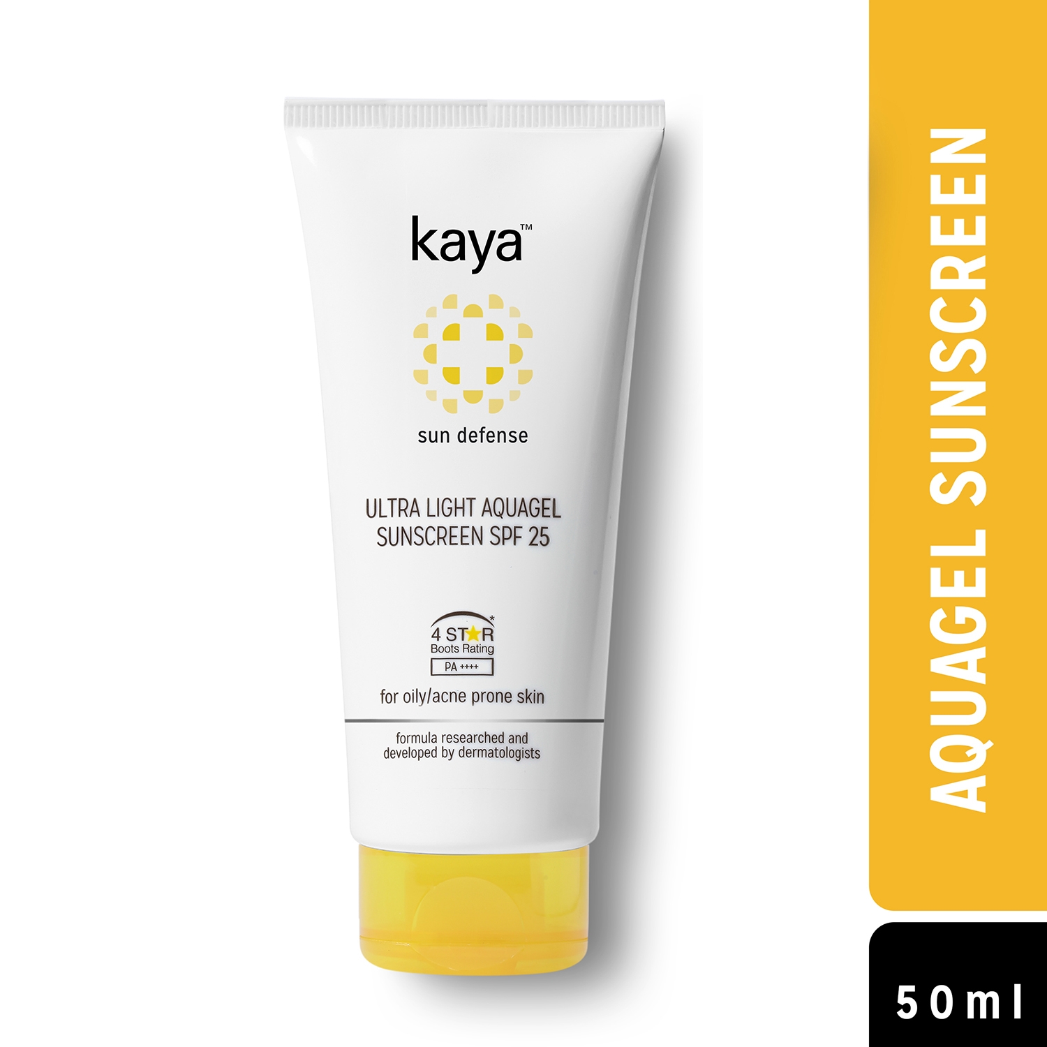 KAYA Sun Defense Ultra Light Aquagel Sunscreen SPF 25 - (50ml)