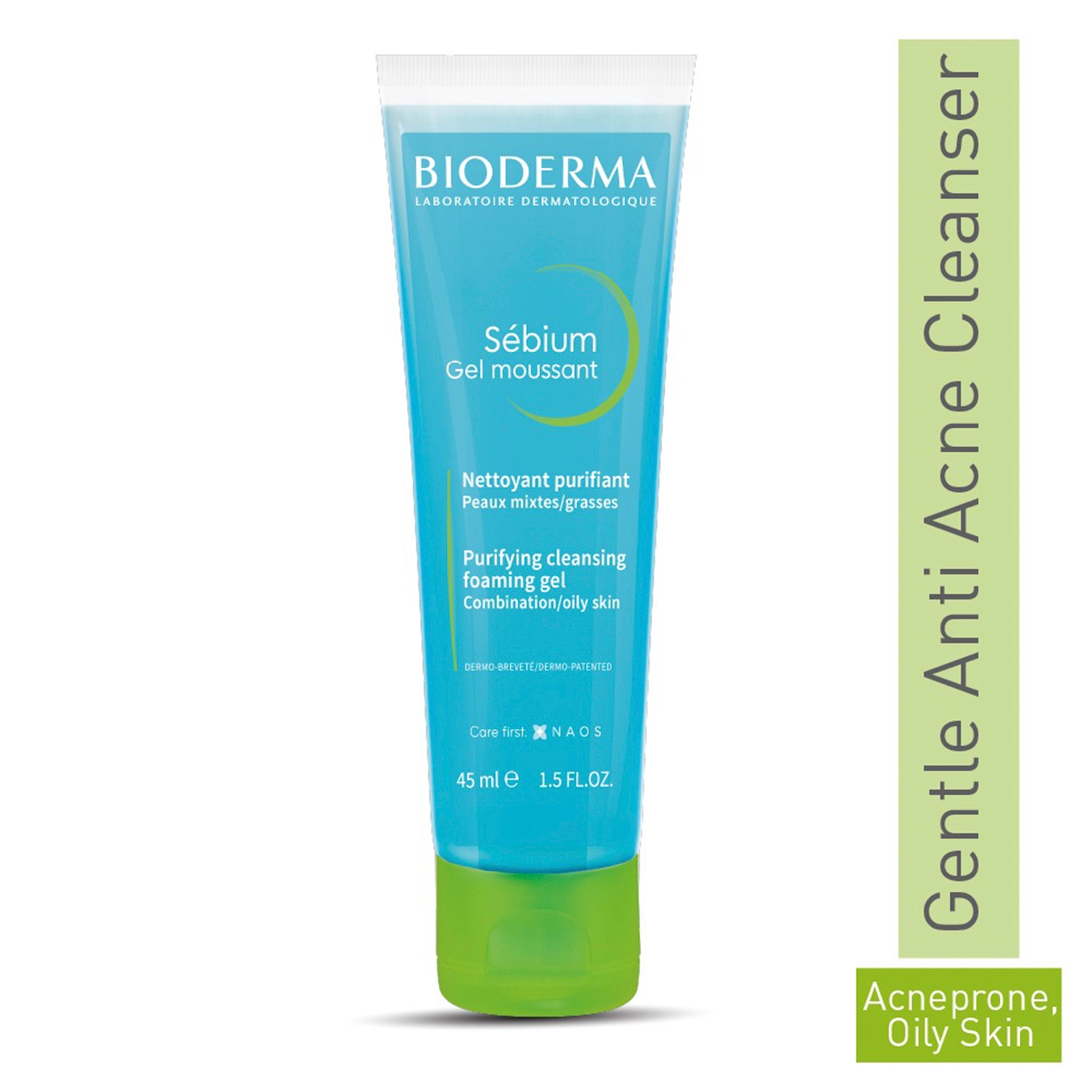 Bioderma | Bioderma Sebium Face And Body Wash Moussant Purifying Cleansing Gel (45ml)