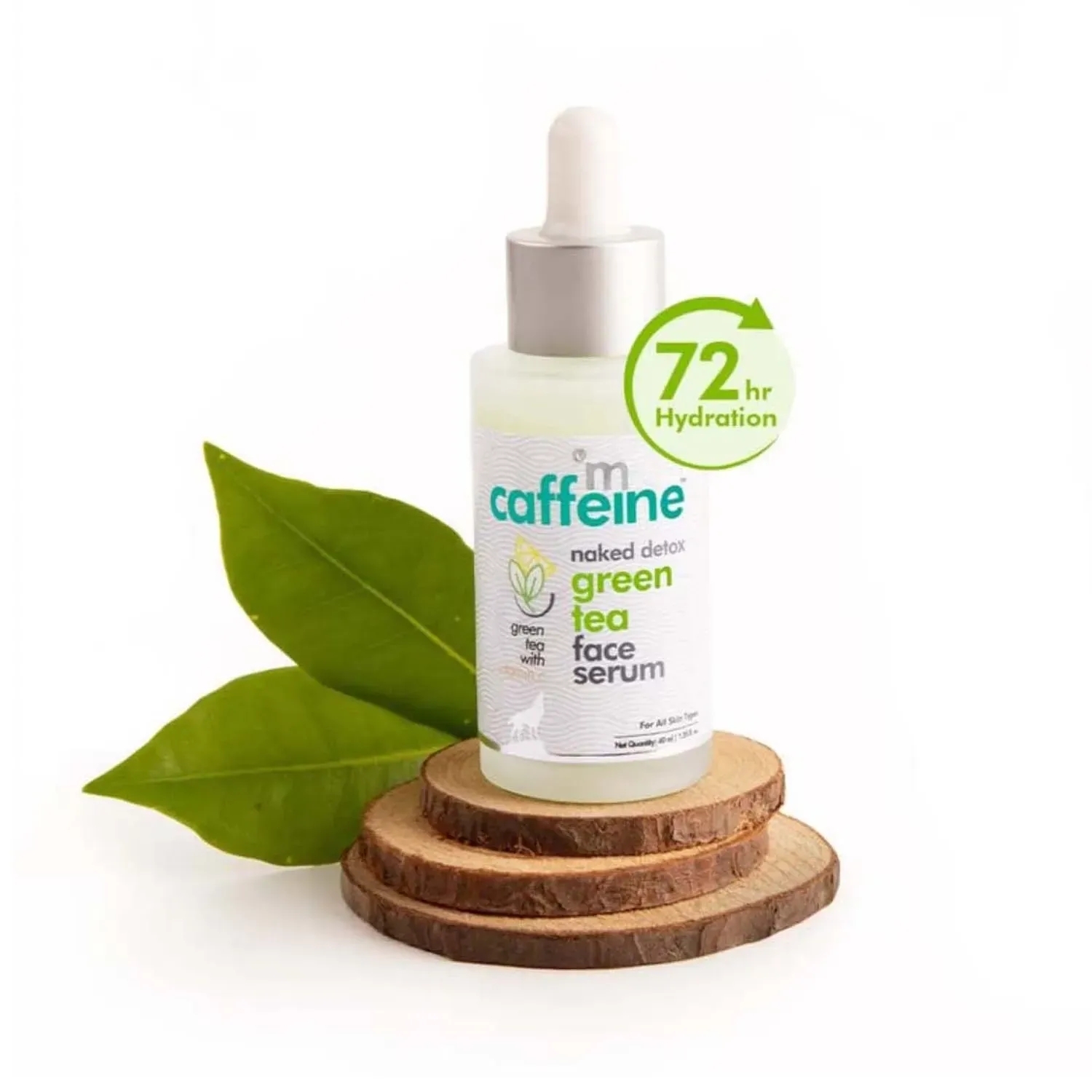 mCaffeine | mCaffeine Naked Detox Hydrating Green Tea Face Serum - (40ml)