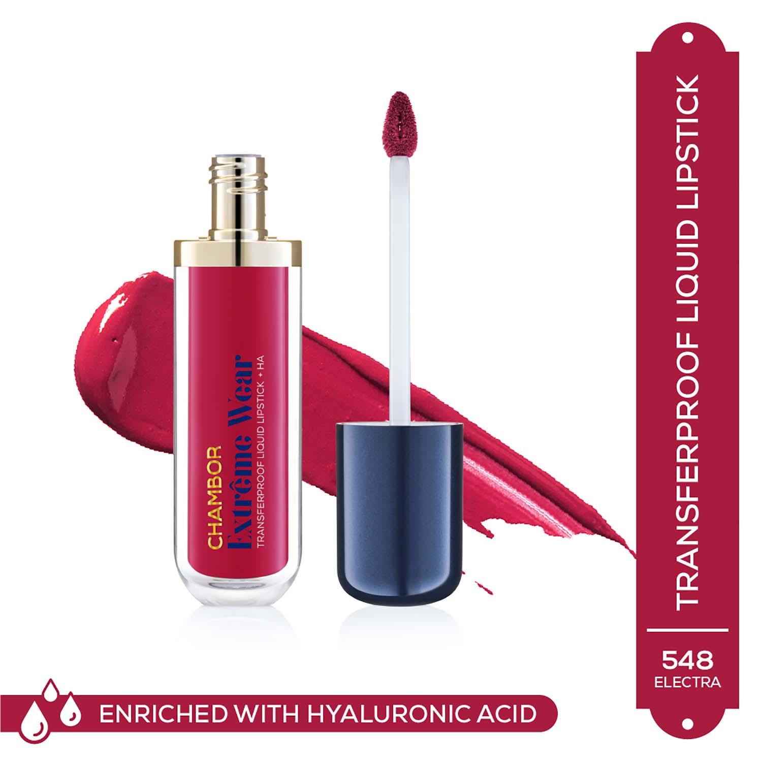 Chambor | Chambor Extreme Wear Transferproof Liquid Lipstick + HA - 407 (6 ml)