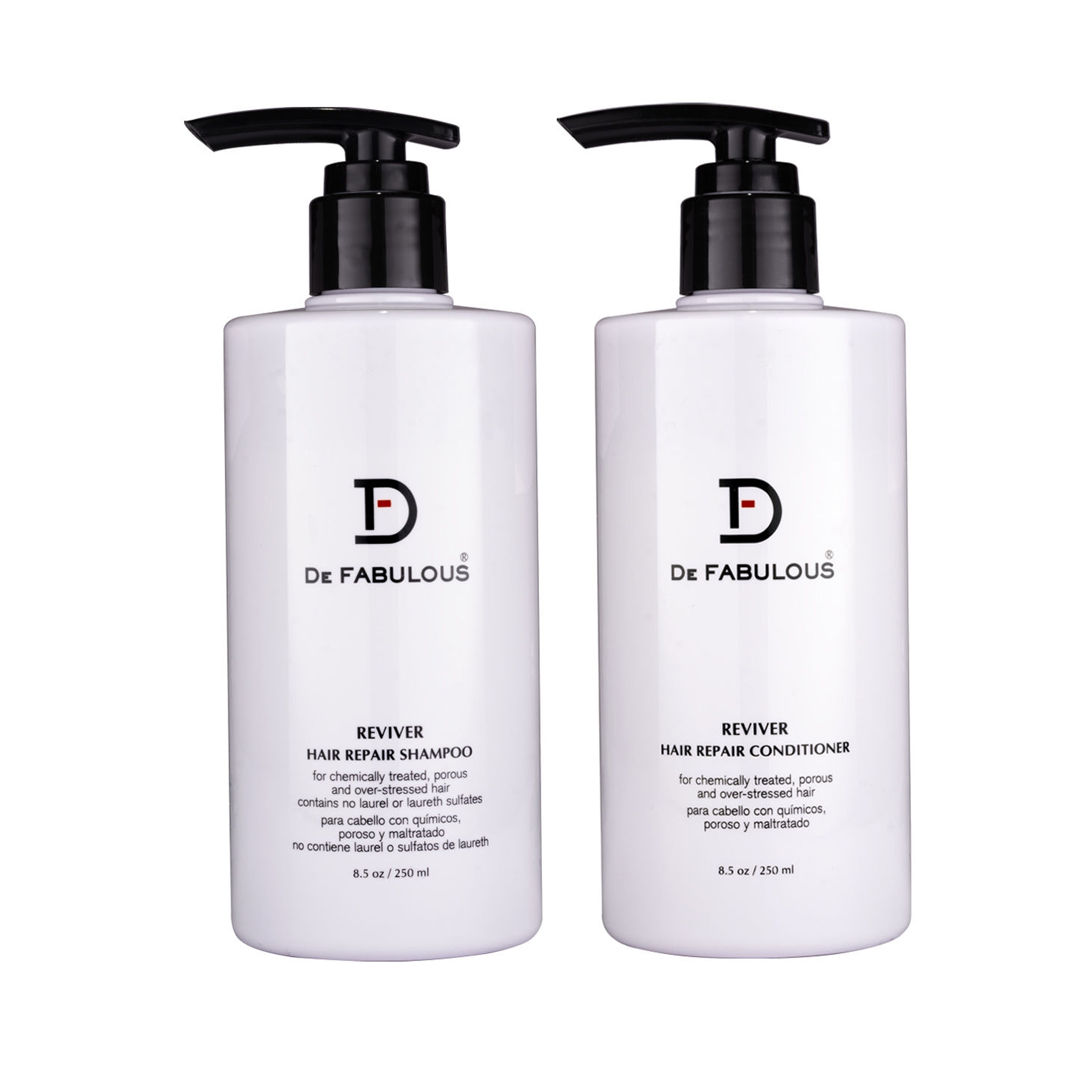 De Fabulous | De Fabulous Reviver Hair Repair Shampoo & Conditioner Combo - (2Pcs)