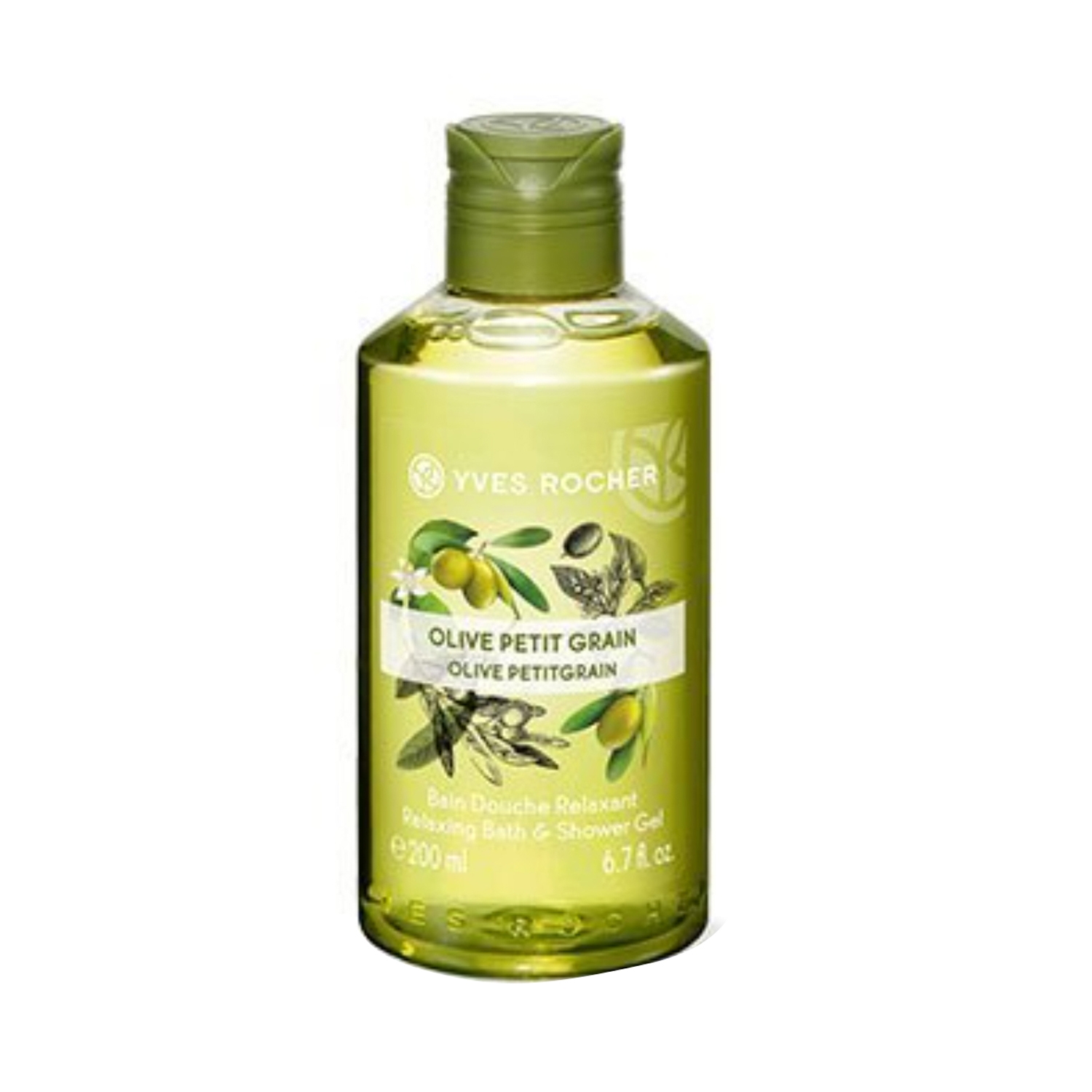 Yves Rocher | Yves Rocher Relaxing Olive Petitgrain Bath and Shower Gel ( 200ml)