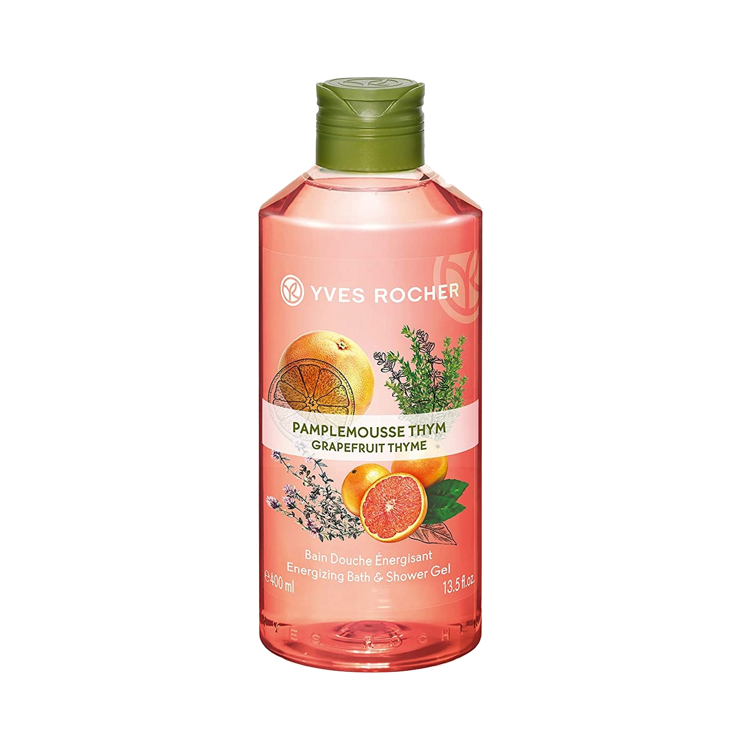 Yves Rocher | Yves Rocher Grapefruit Thyme Energizing Bath & Shower Gel (400ml)