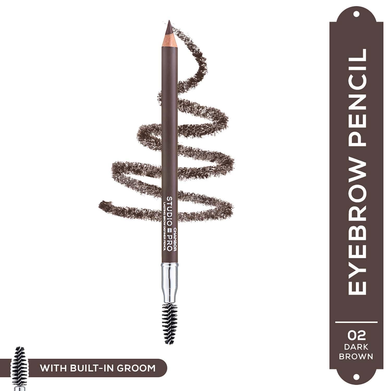 Chambor | Chambor Studio Pro Lasting Brow Definer Pencil - Dark Brown 02 (0.25 g)