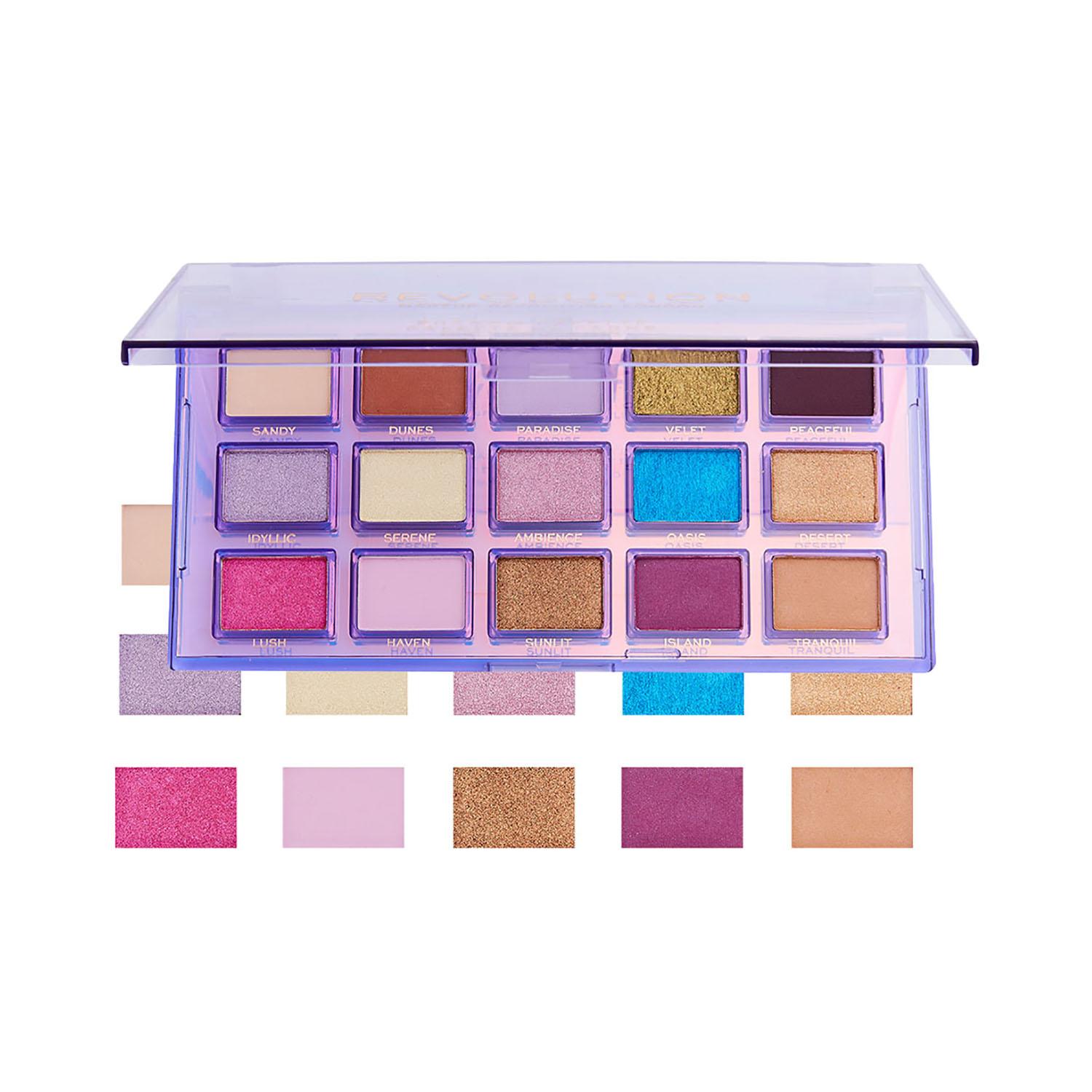 Makeup Revolution | Makeup Revolution Reflective Eyeshadow Palette - Ultra Violet (9g)