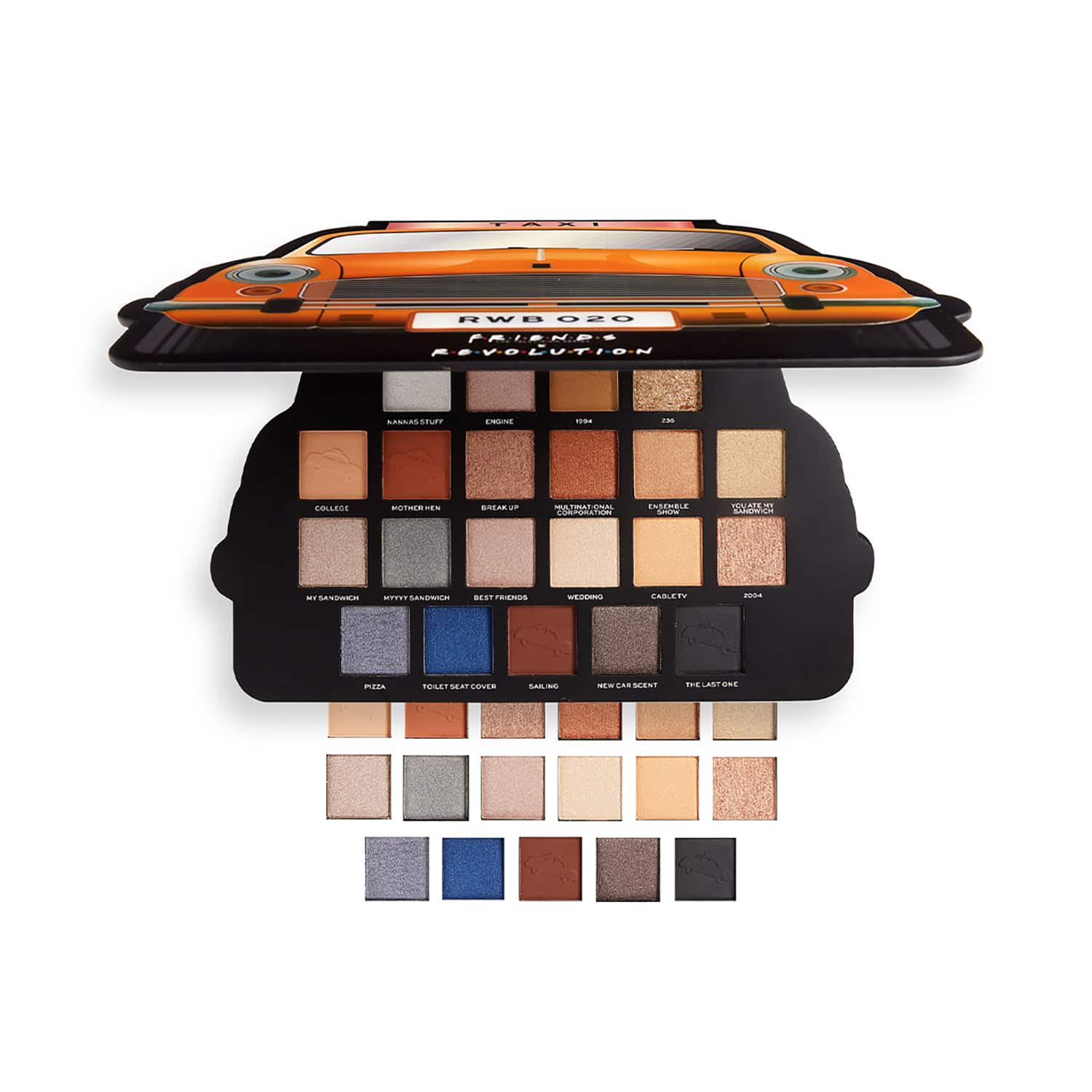 Makeup Revolution | Makeup Revolution X Friends Eyeshadow Palette - Take A Drive (25.2g)