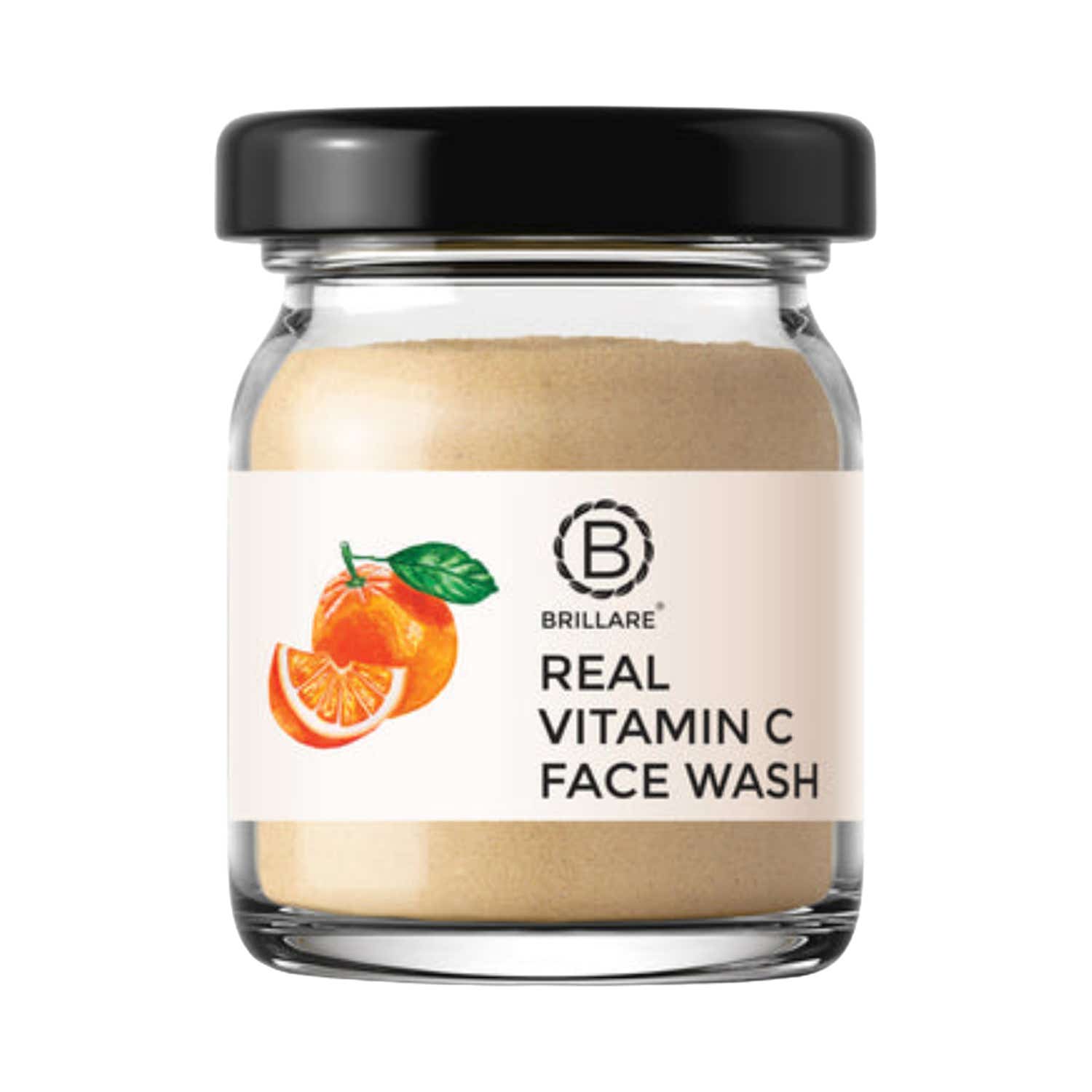 Brillare Vitamin C Powder Face Wash For Glowing, Bright Looking Skin (15g)