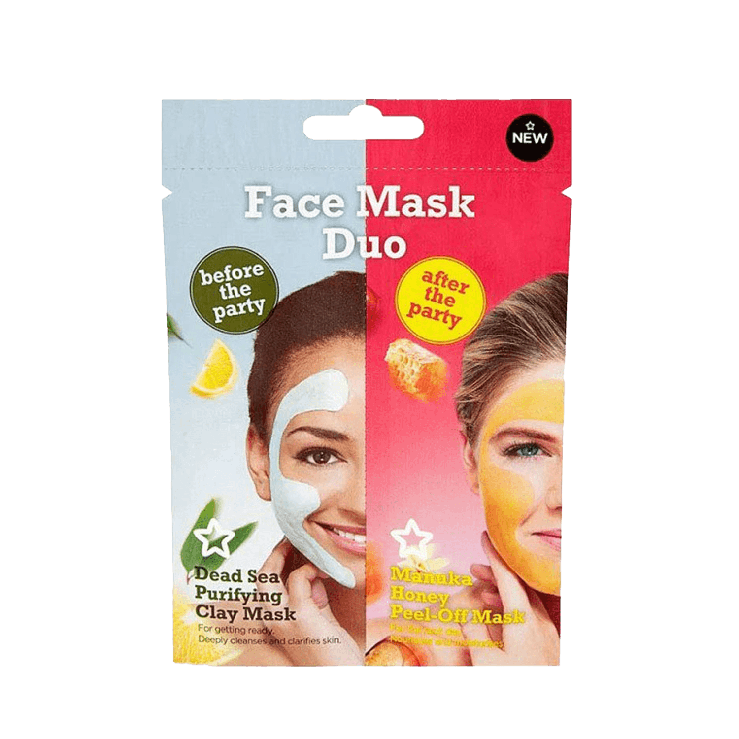 Superdrug | Superdrug Skin Care Rescue Clay Honey Mask Kit (12ml)