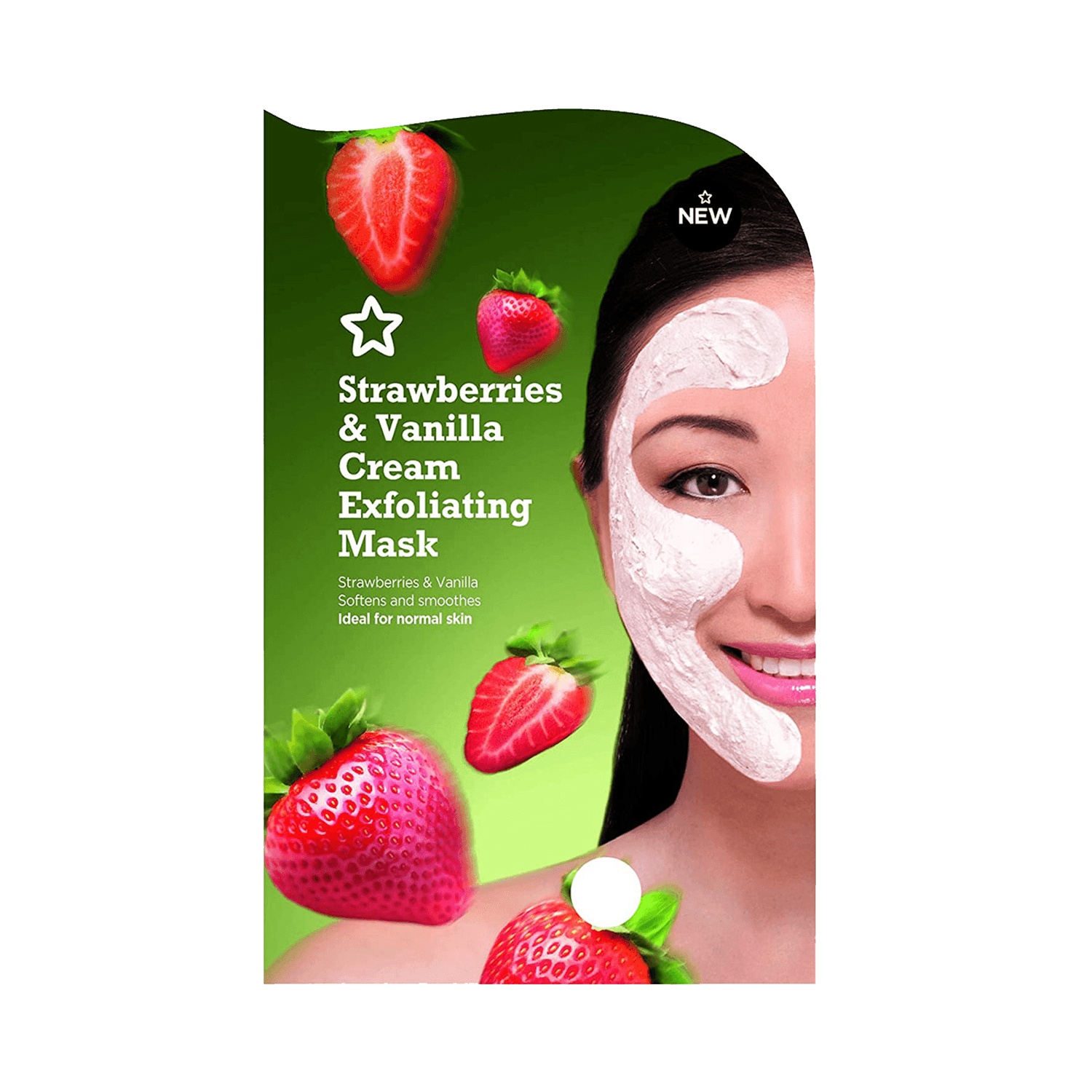 Superdrug | Superdrug Strawberry And Vanilla Cream Face Mask (15ml)