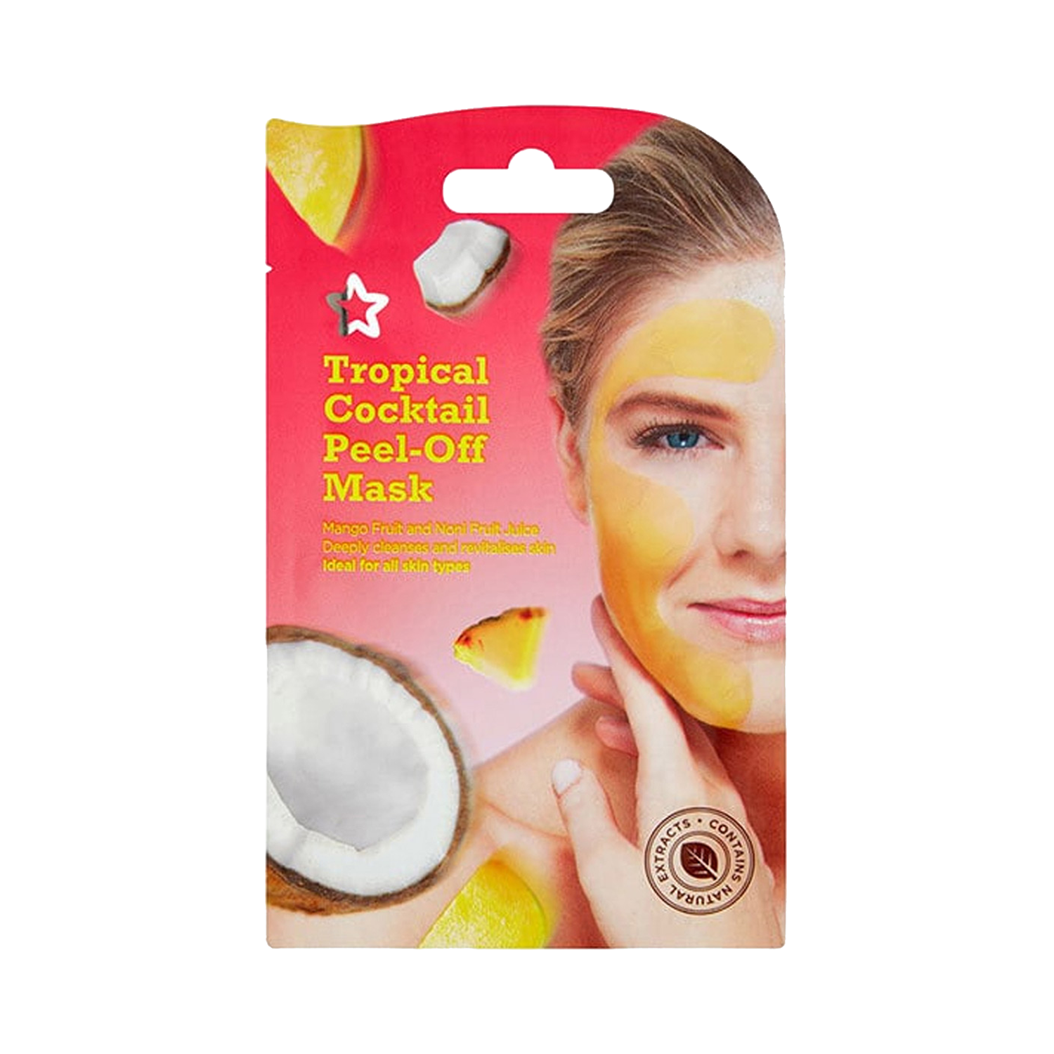 Superdrug | Superdrug Tropical Cocktail Peel Off Face Mask (10ml)