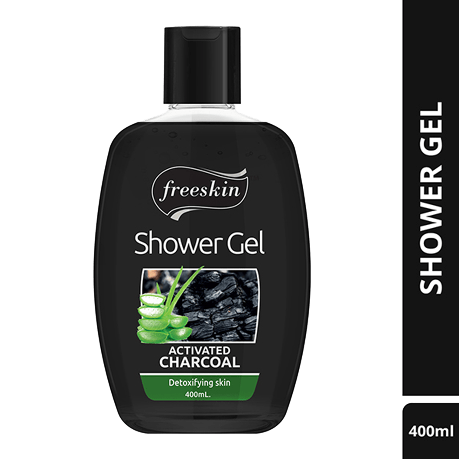 Freeskin | Freeskin Charcoal Activated Shower Gel (400ml)