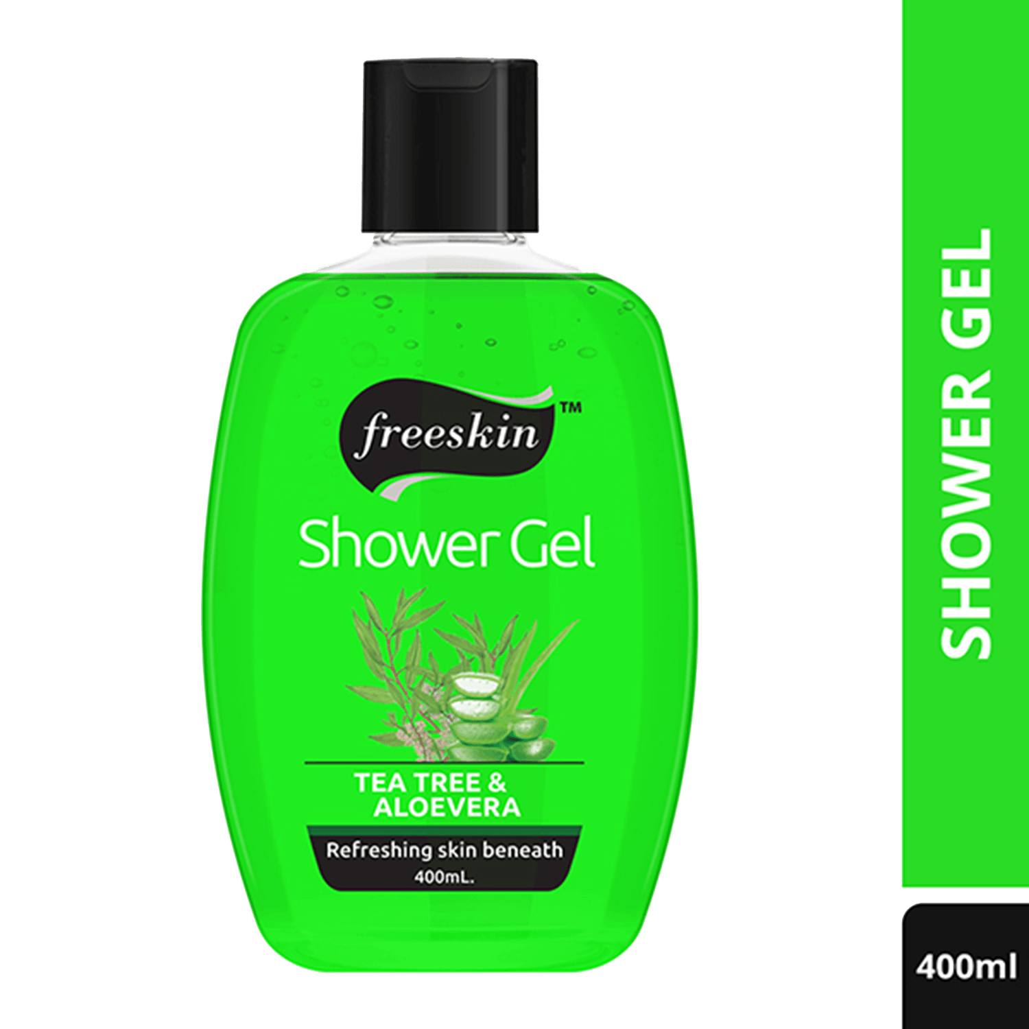 Freeskin | Freeskin Tea Tree & Aloe Vera Refreshing Shower Gel (400ml)