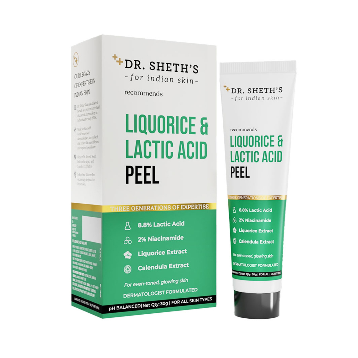 Dr. Sheth's | Dr. Sheth's Liquorice & Lactic Acid Peel (30g)