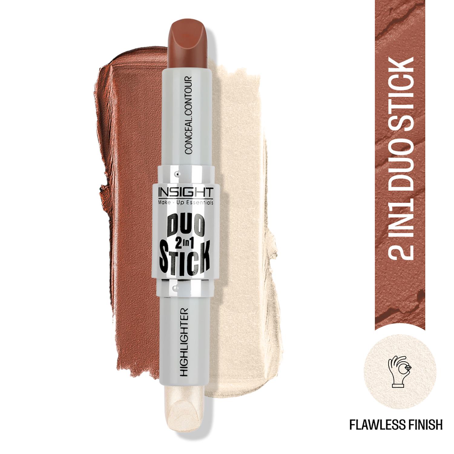 Insight Cosmetics | Insight Cosmetics Duo Stick Conceal Contour + Highlighter - 03 Chocolate (8.5g)