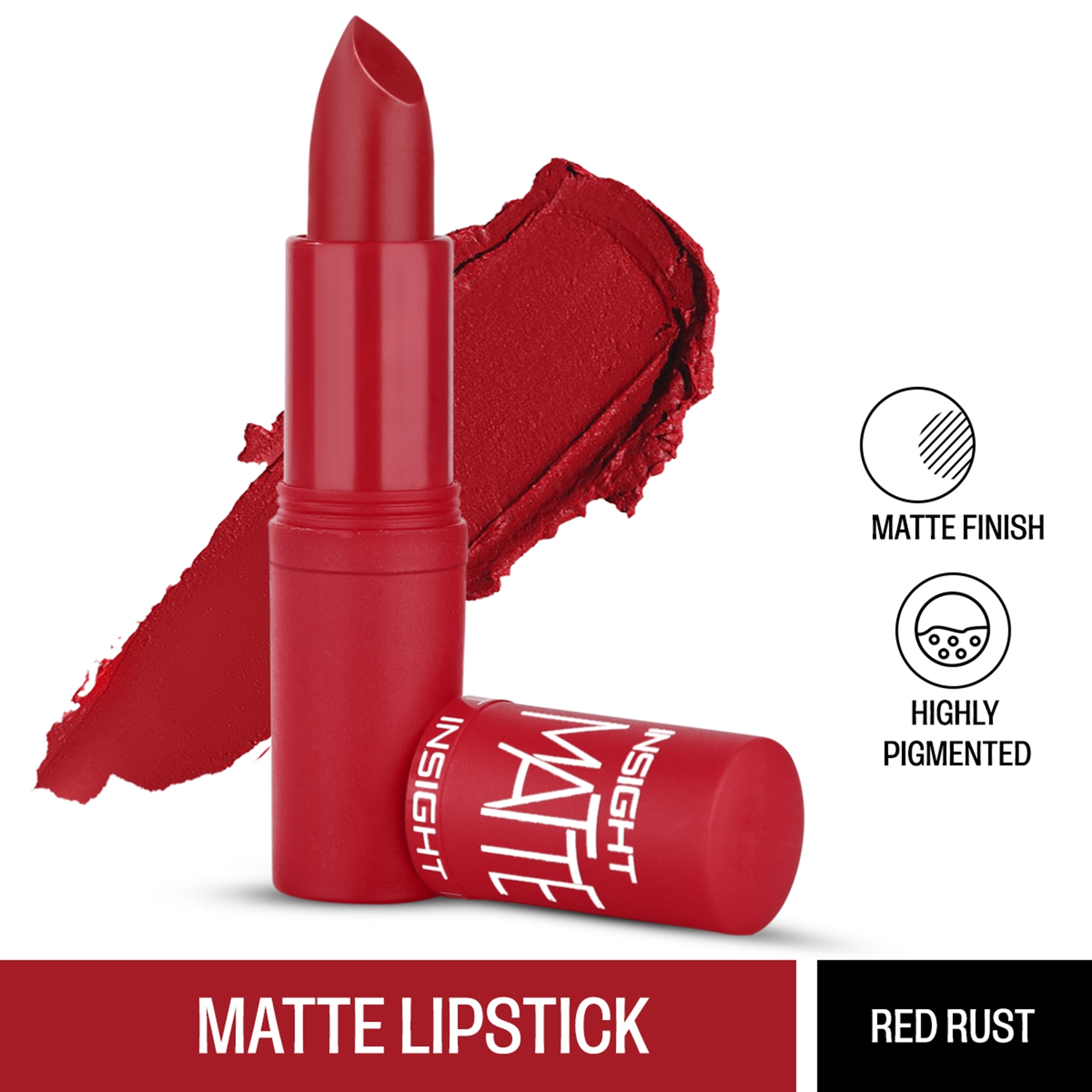 Insight Cosmetics | Insight Cosmetics Matte Lipstick - Red Rust (4.2g)