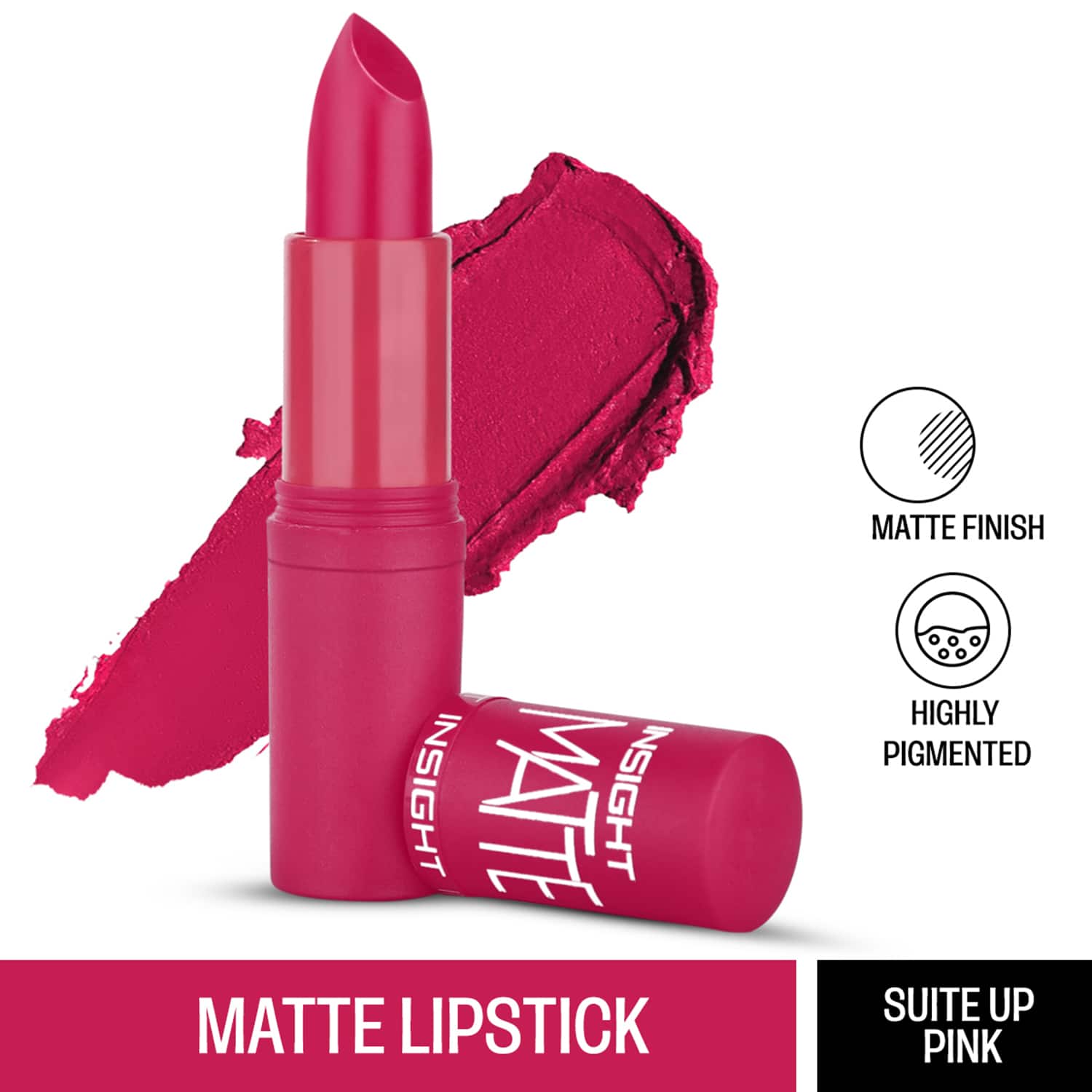 Insight Cosmetics | Insight Cosmetics Matte Lipstick - Suite Up Pink (4.2g)
