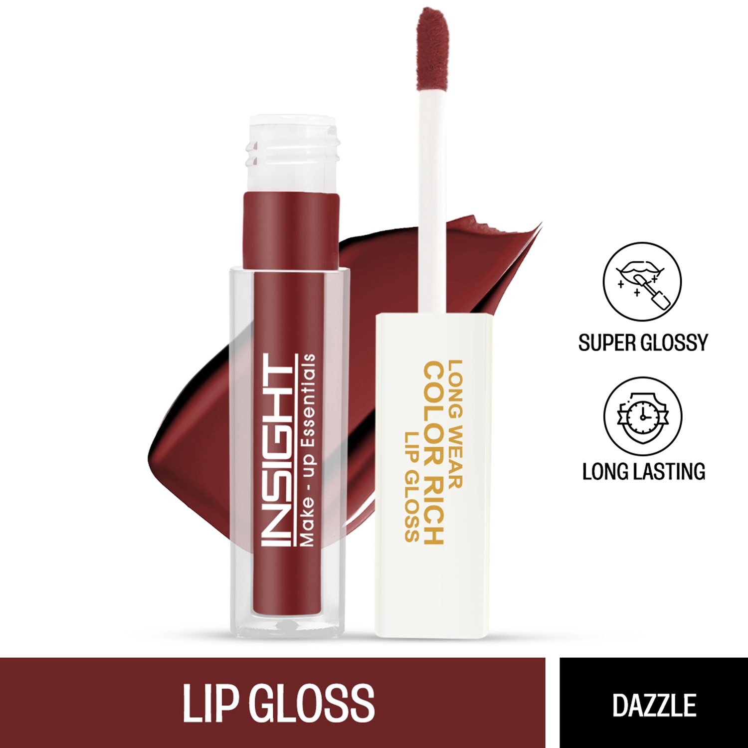 Insight Cosmetics Long Wear Color Rich Lip Gloss - Dazzle (4ml)