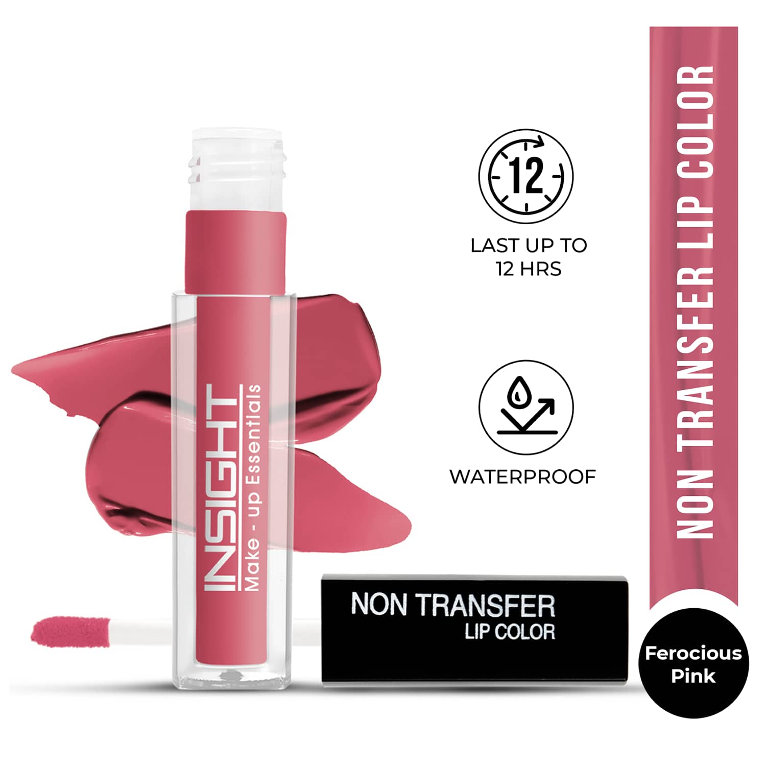 Insight Cosmetics | Insight Cosmetics Non Transfer Lip Color - 04 Ferocious Pink (4ml)