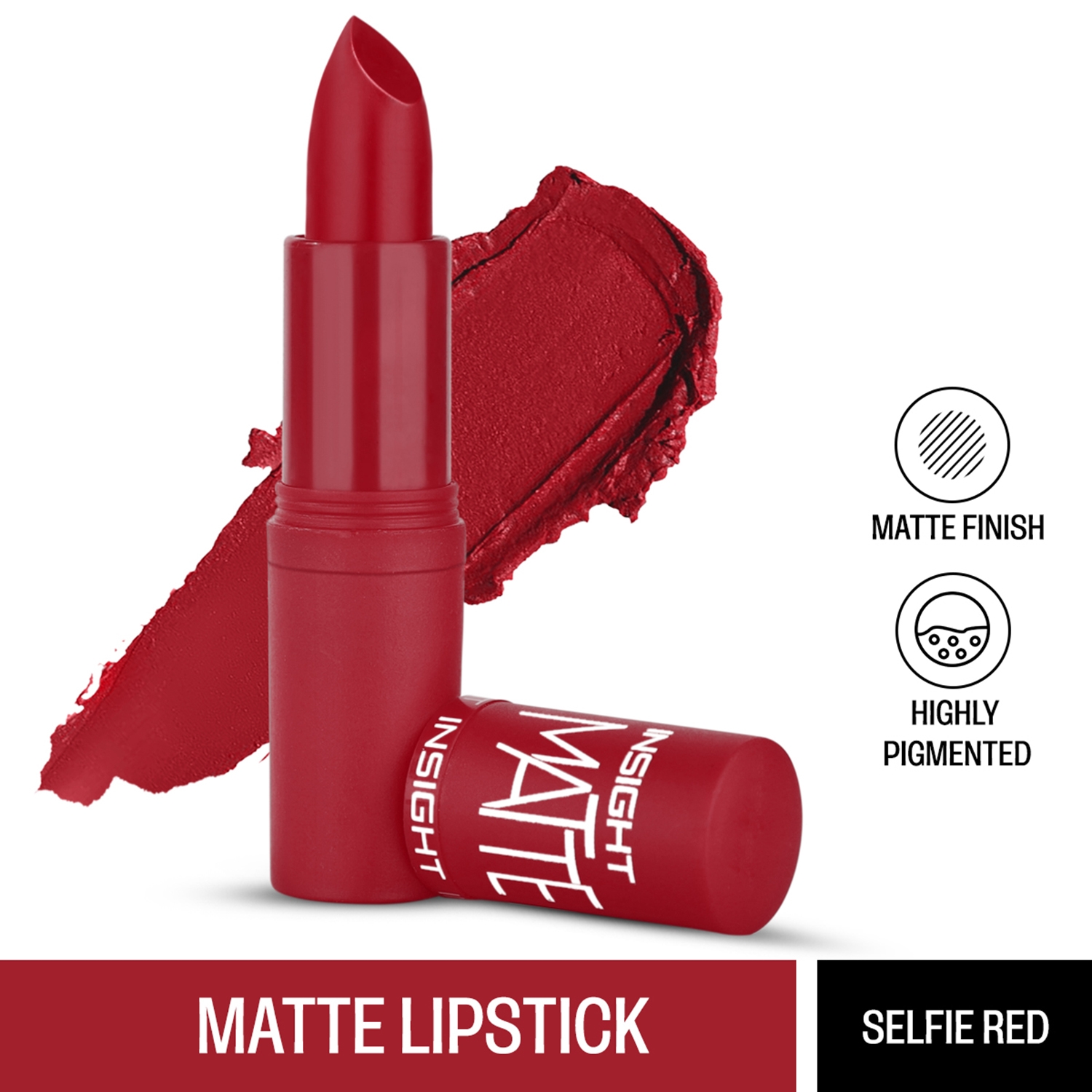 Insight Cosmetics | Insight Cosmetics Matte Lipstick - Selfie Red (4.2g)