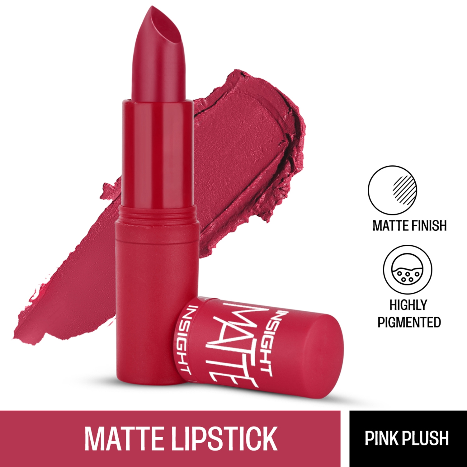 Insight Cosmetics | Insight Cosmetics Matte Lipstick - Pink Plush (4.2g)