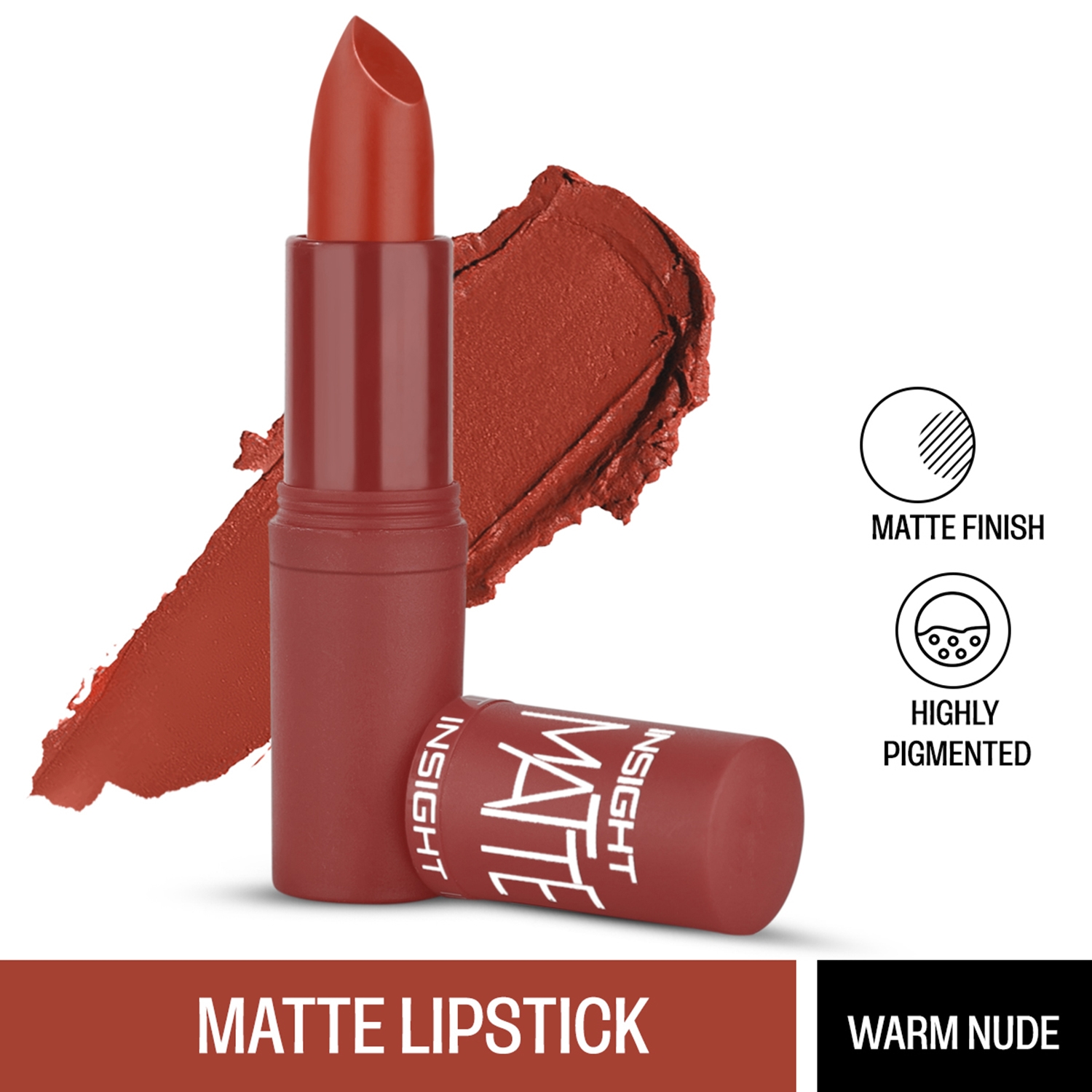 Insight Cosmetics | Insight Cosmetics Matte Lipstick - Warm Nude (4.2g)