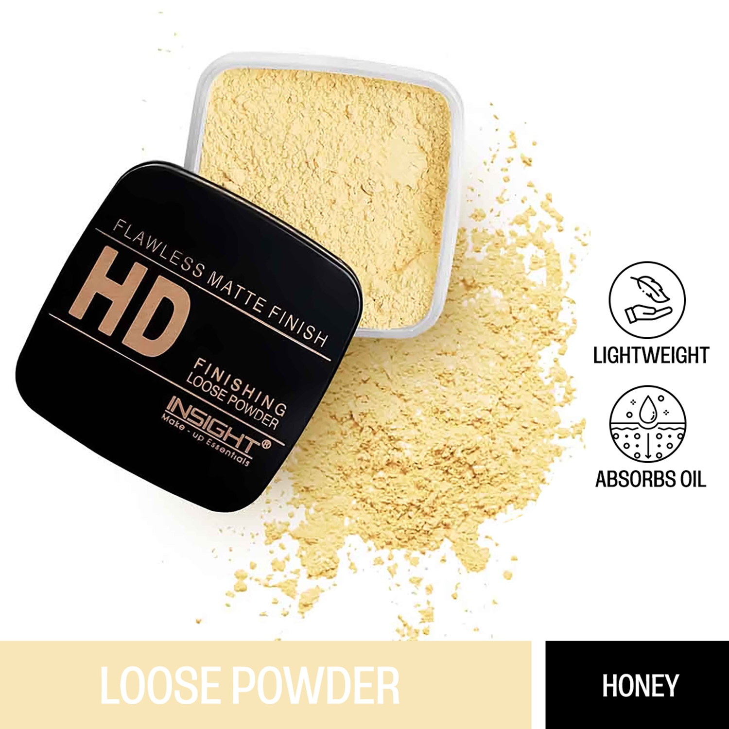 Insight Cosmetics | Insight Cosmetics HD Finishing Loose Powder - Honey (30g)