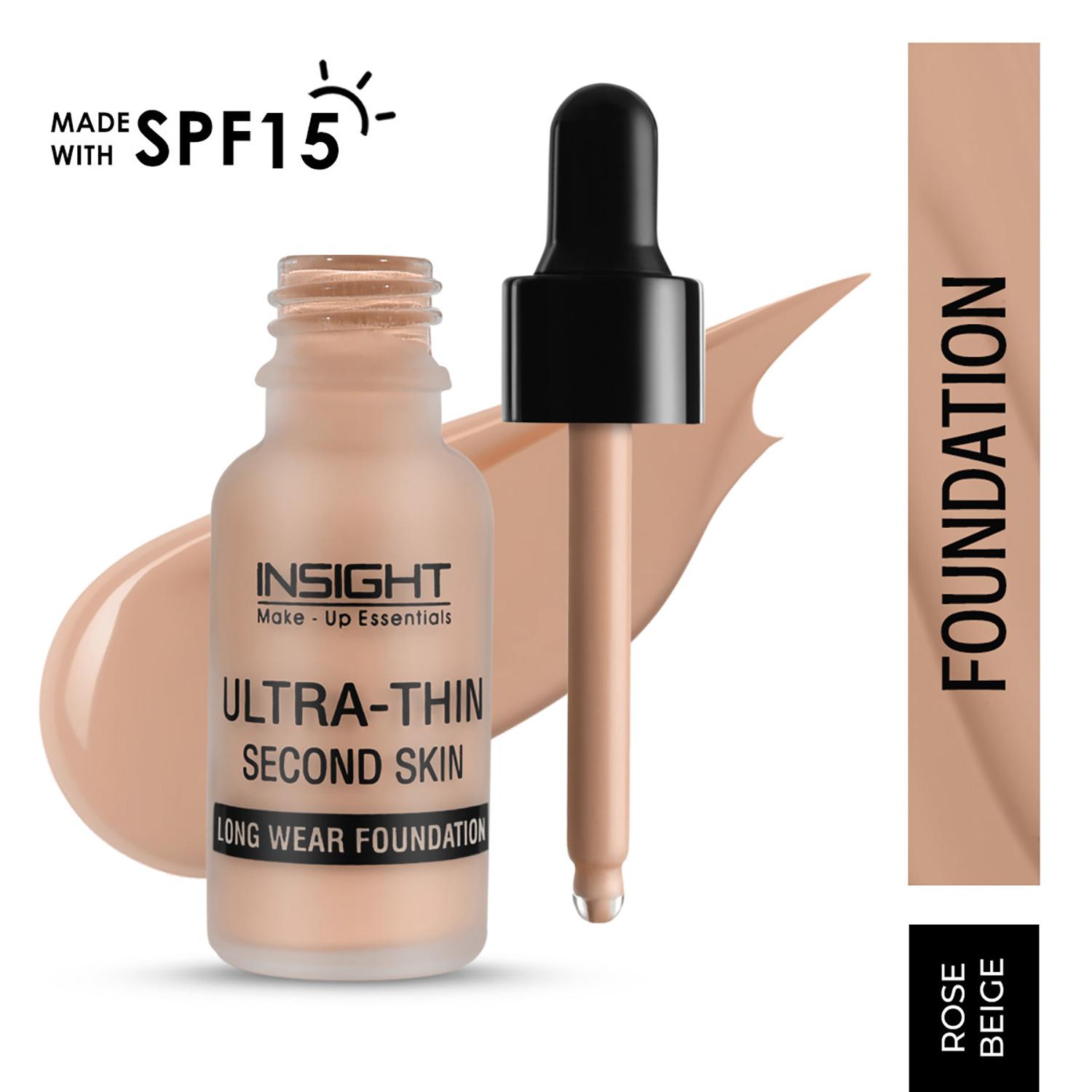 Insight Cosmetics | Insight Cosmetics Ultra Thin Second Skin Long Wear Foundation - Rose Beige (20ml)