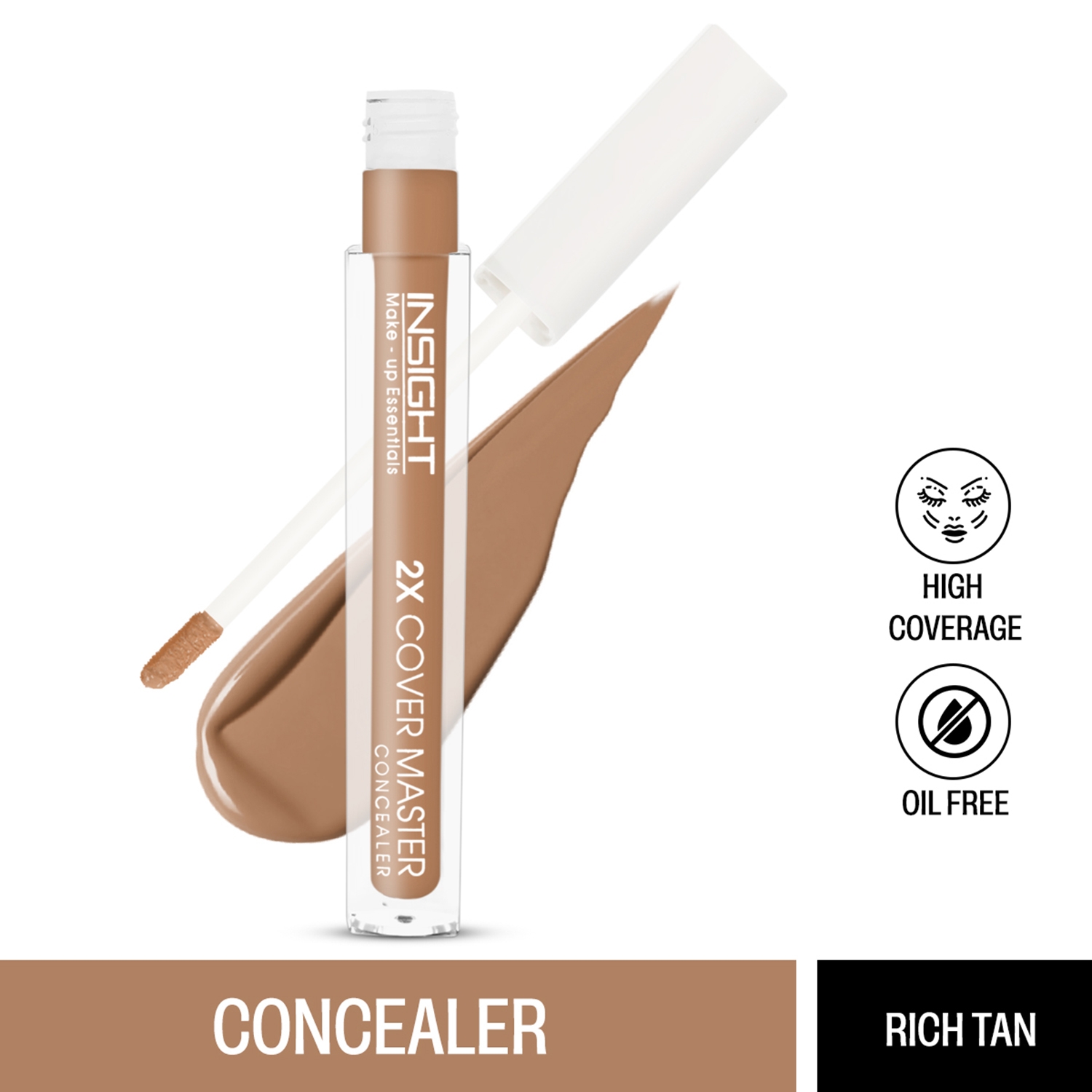 Insight Cosmetics | Insight Cosmetics 2X Cover Master Concealer - Rich Tan (6ml)