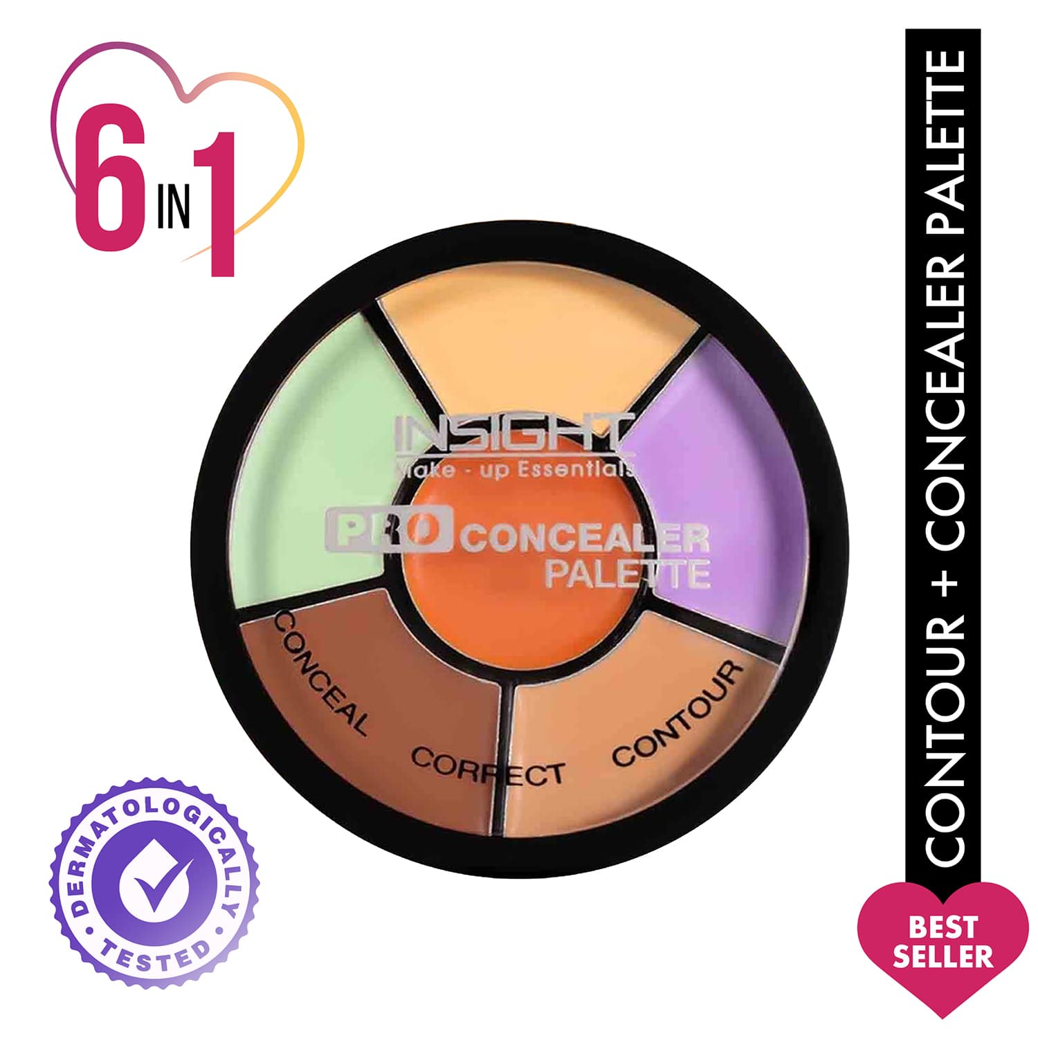 Insight Cosmetics | Insight Cosmetics Pro Concealer Palette - Corrector (15g)