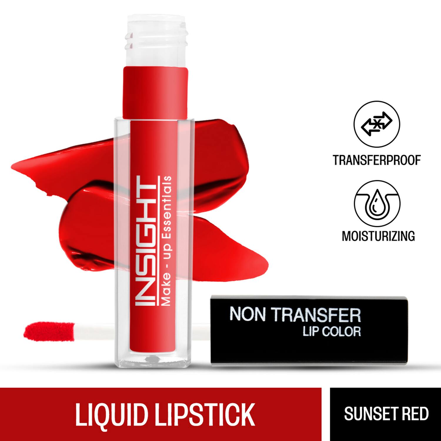 Insight Cosmetics Non Transfer Lip Color 09 Sunset Red 4ml